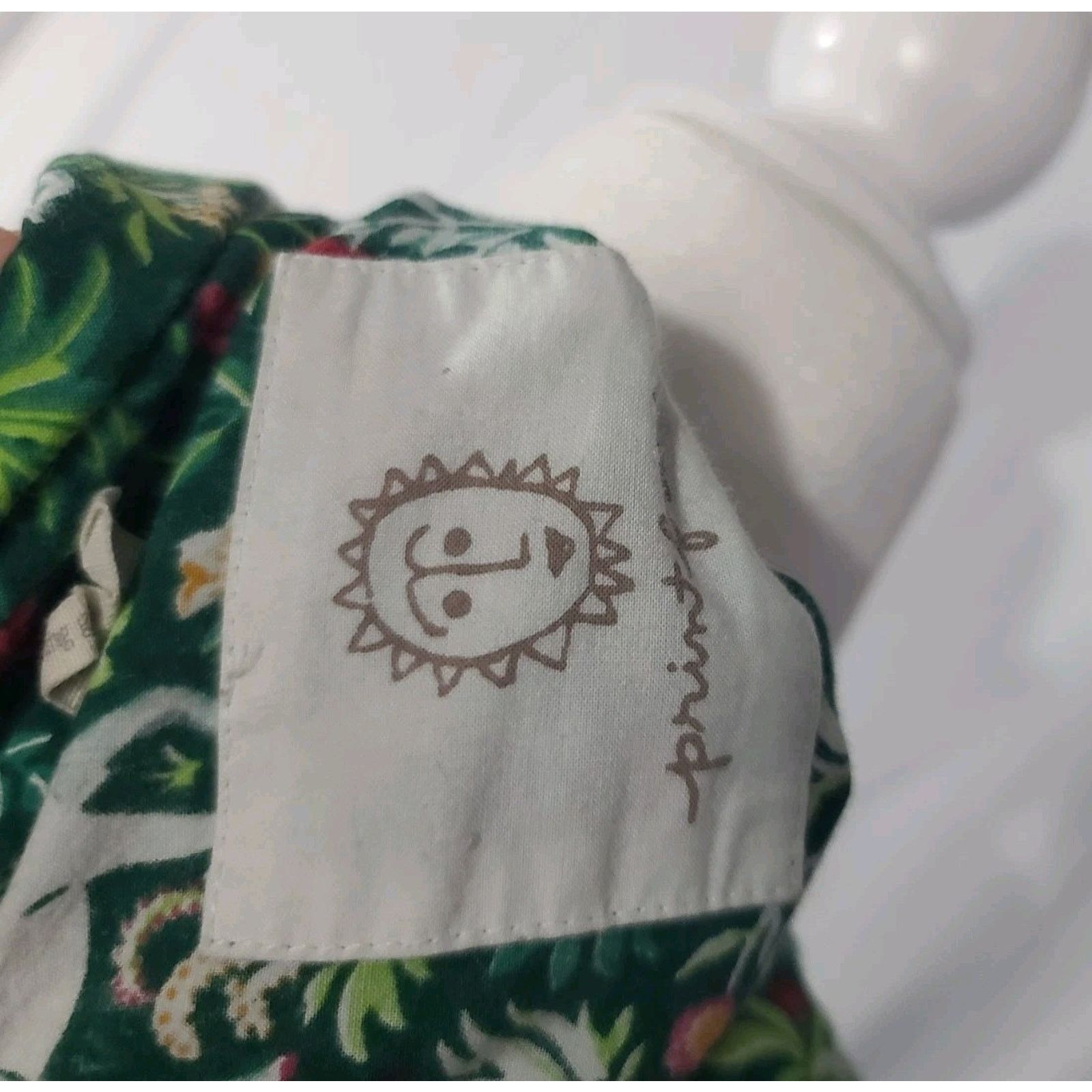 Other Anthropologie Printfresh Green Juniper Pajama Shirt Top L Size L / US 10 / IT 46 - 6 Thumbnail