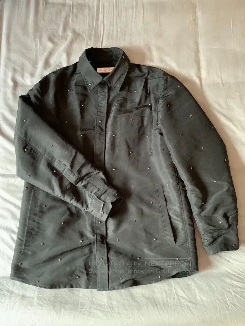 Valentino Valentino Black woolen studded jacket Size US S / EU 44-46 / 1 - 3 Thumbnail