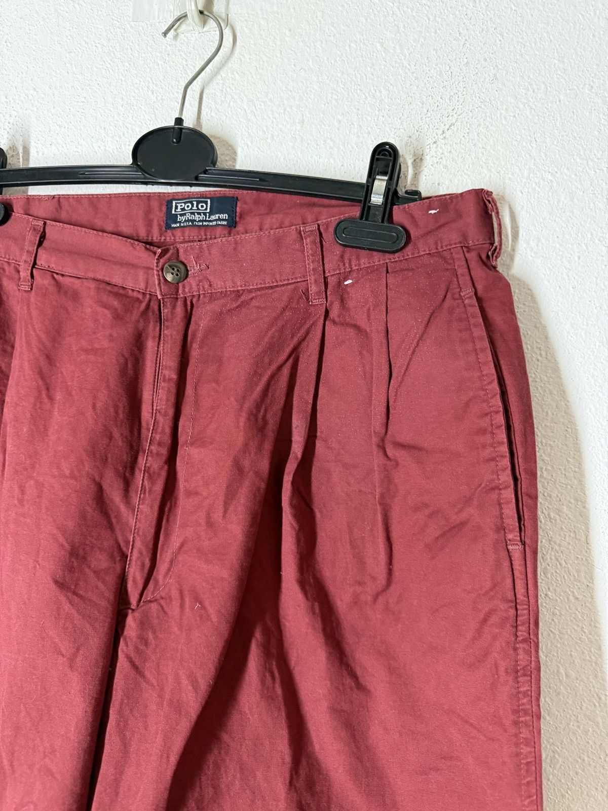 Polo Ralph Lauren Vintage Polo Ralph Lauren Relaxed Wide Chino pants 90s USA Size US 31 - 6 Thumbnail