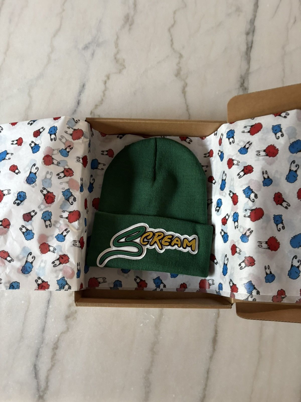 Matty Boy Matty Boy Scream Beanie Brand New Green Size ONE SIZE - 1 Thumbnail