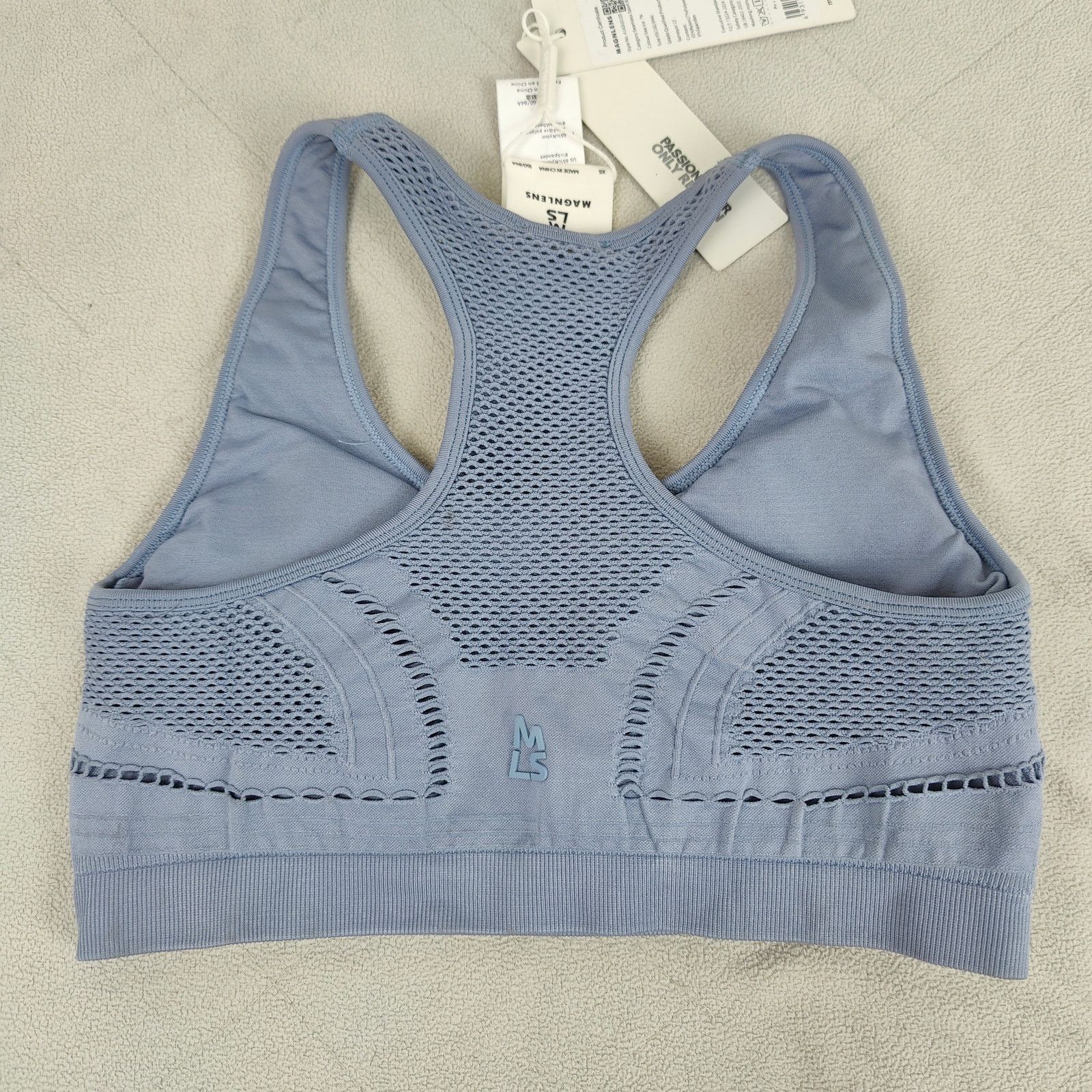 Other Magnlens Seamless Sports Bra Womens XS Sea Ice Light Blue Size ONE SIZE - 3 Thumbnail