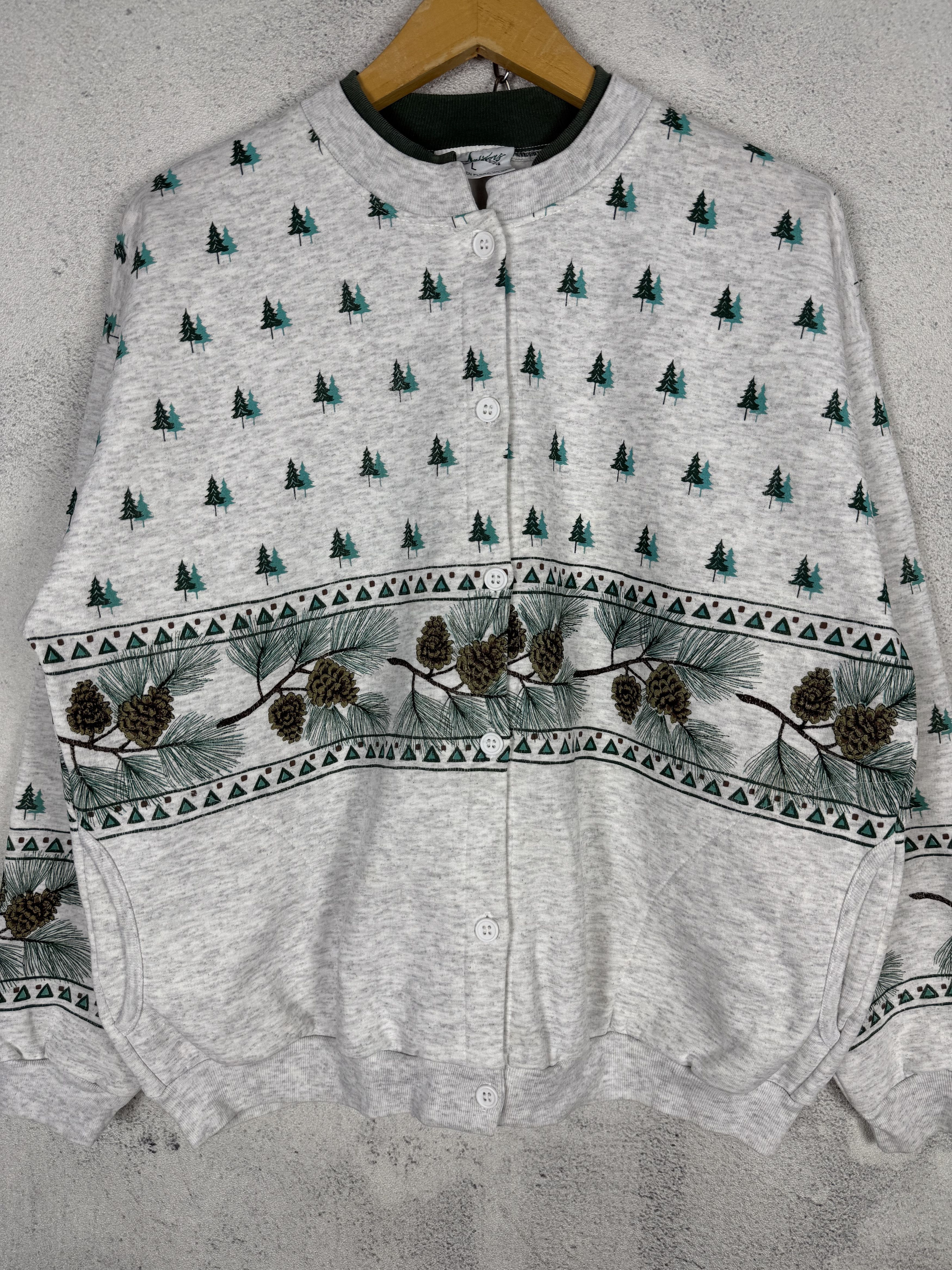 Vintage Vintage 90s Artisans Sunschein Forest Pinecone Sweatshirt Size US M / EU 48-50 / 2 - 5 Thumbnail
