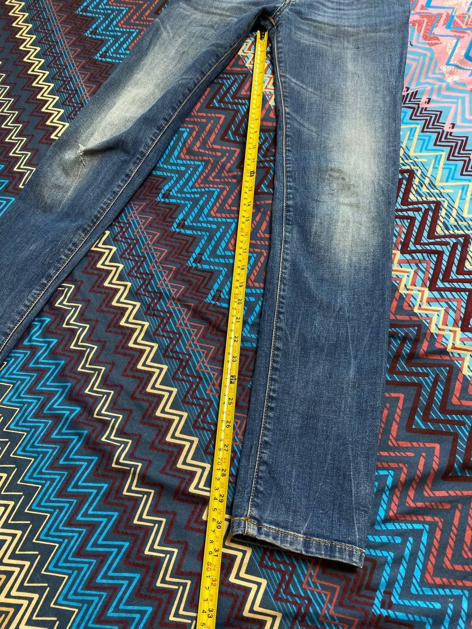 Diesel × Vintage Vintage Diesel Industry Faded Denim Jeans Size 26" / US 2 / IT 38 - 12 Thumbnail