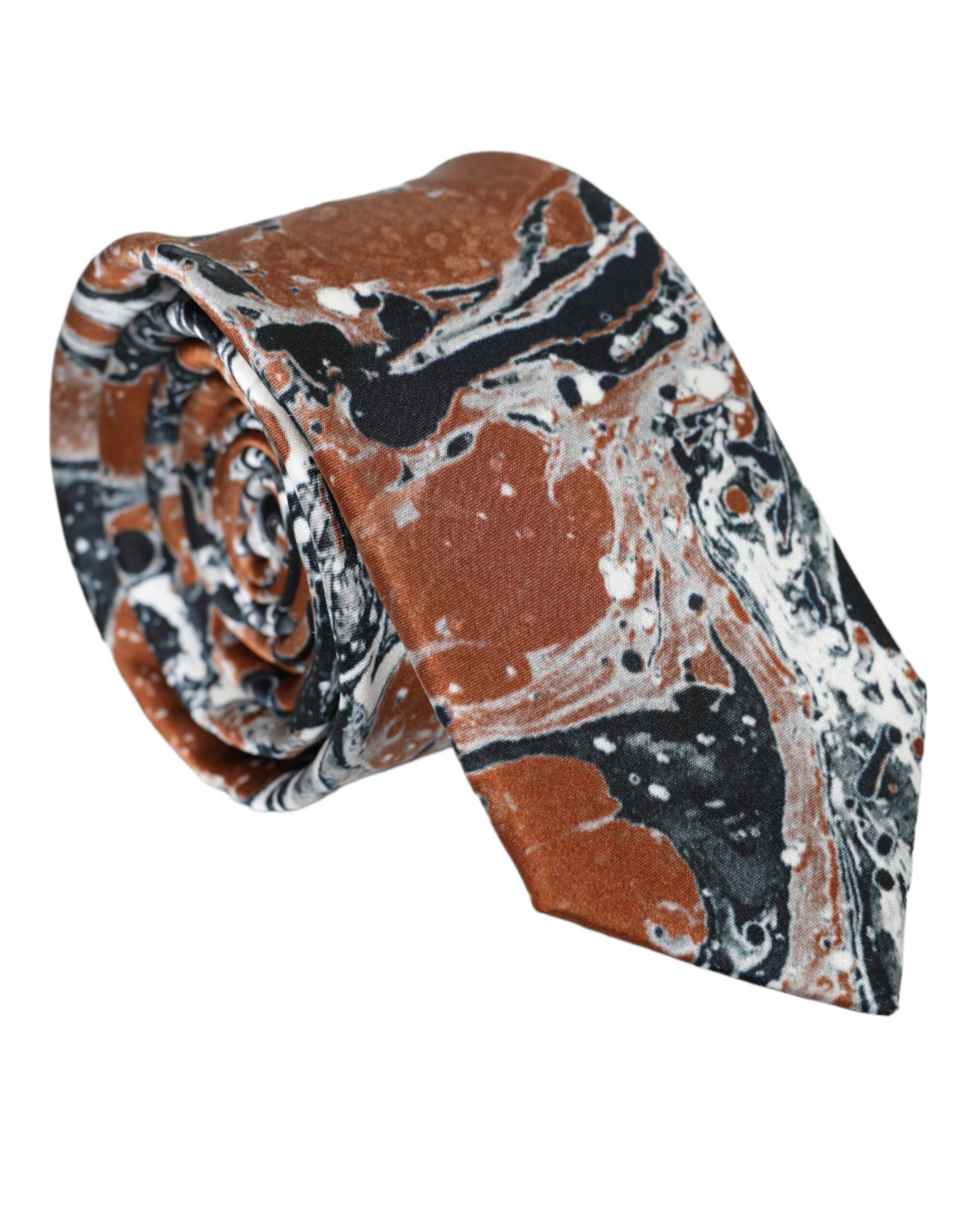 Dolce & Gabbana Multicolor Tie Dye Adjustable Tie Men's Men Size ONE SIZE - 1 Thumbnail