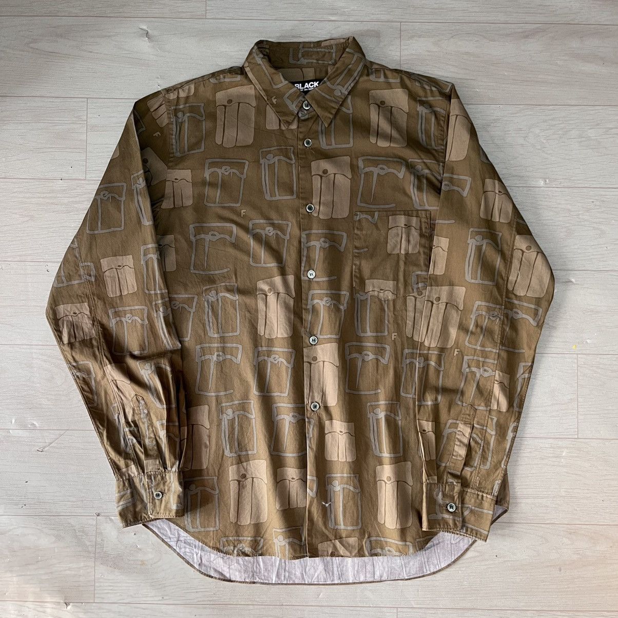 Comme des Garcons Black Comme des Garçons black shirt AD 2020 Size US L / EU 52-54 / 3 - 1 Thumbnail