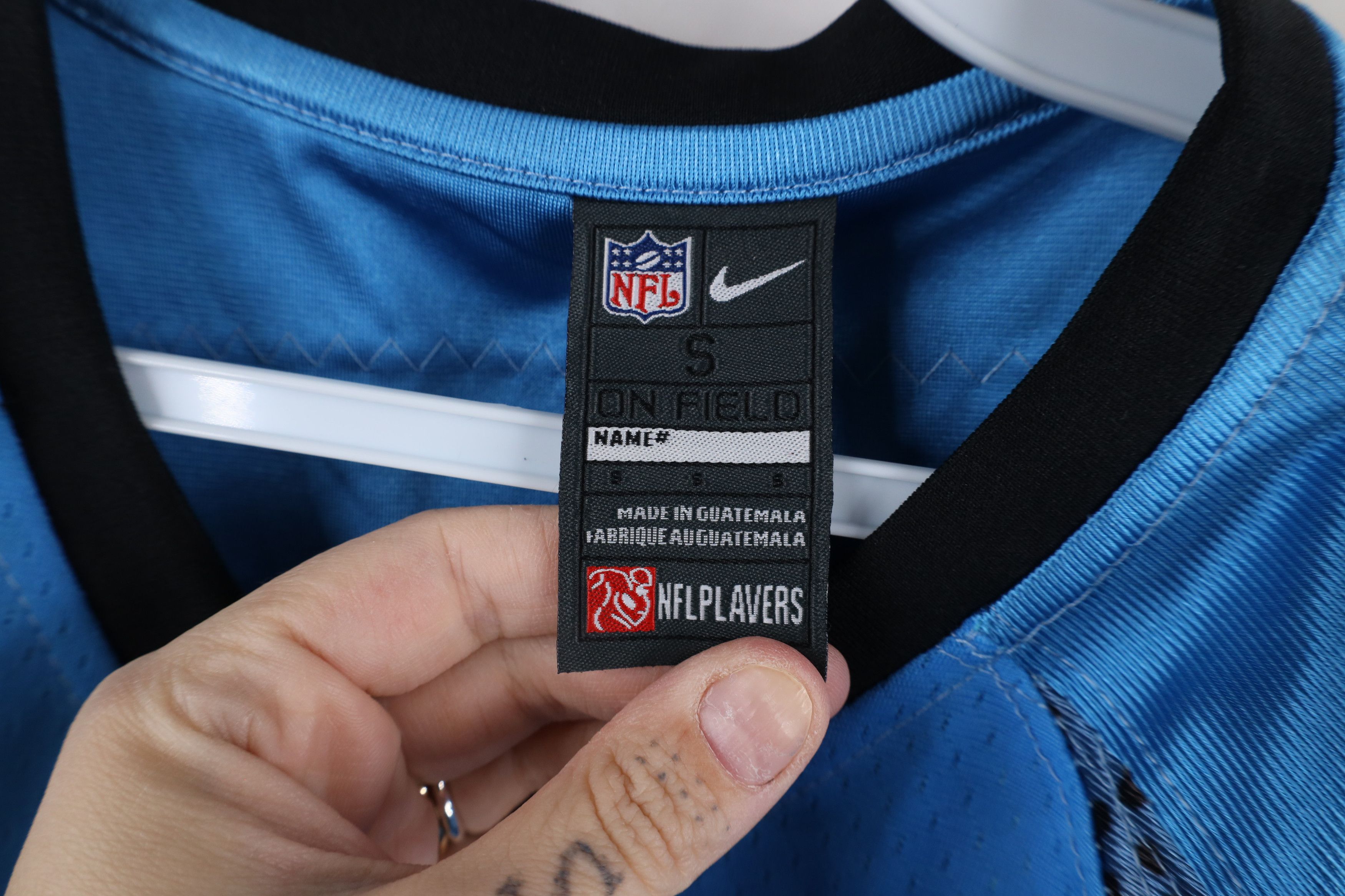 Nike × Vintage Nike On Field Johnson Detroit Lions Football Jersey Blue #81 Size S / US 4 / IT 40 - 6 Thumbnail
