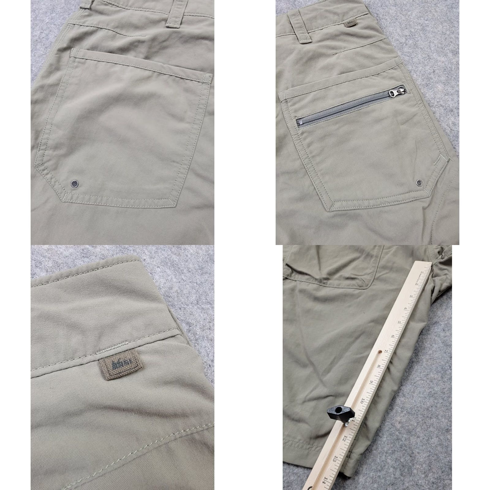 Vintage REI Shorts Bermuda Length 32 Brown Nylon UPF 50+ Pockets Mens Outdoor Vintage Size US 32 / EU 48 - 8 Thumbnail