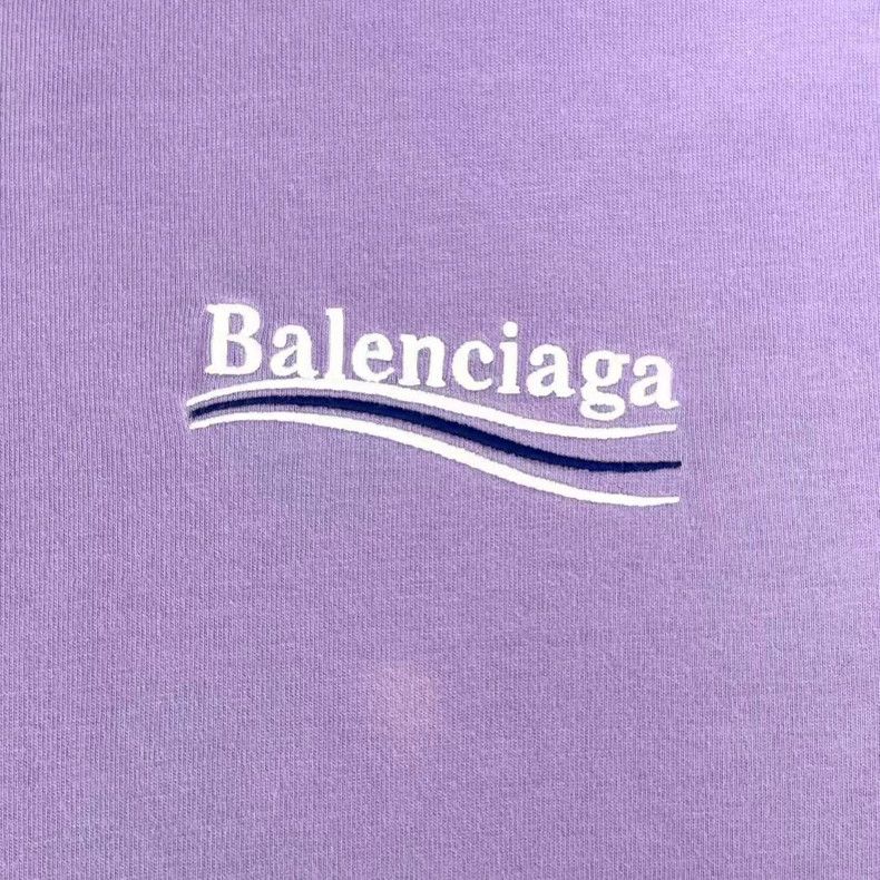 Balenciaga Balenciaga Taro purple embroidered waves cola logo short s Size US XS / EU 42 / 0 - 4 Thumbnail