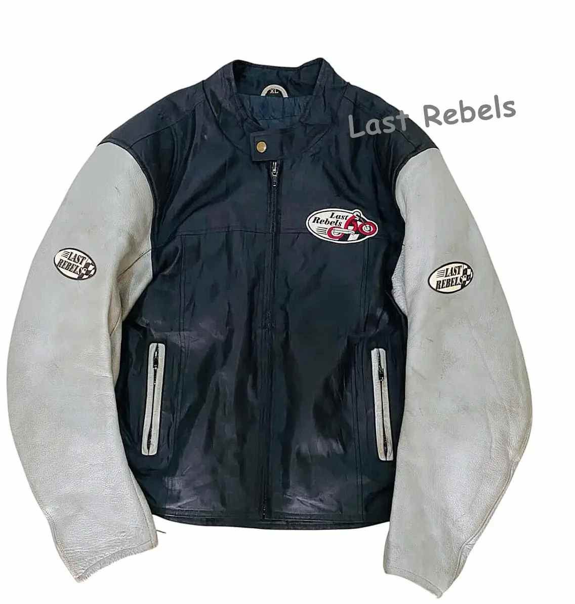 Other Vtg LAST REBLS Biker Motorcycle Guard Jacket Leather Sleeve Size US XL / EU 56 / 4 - 1 Thumbnail