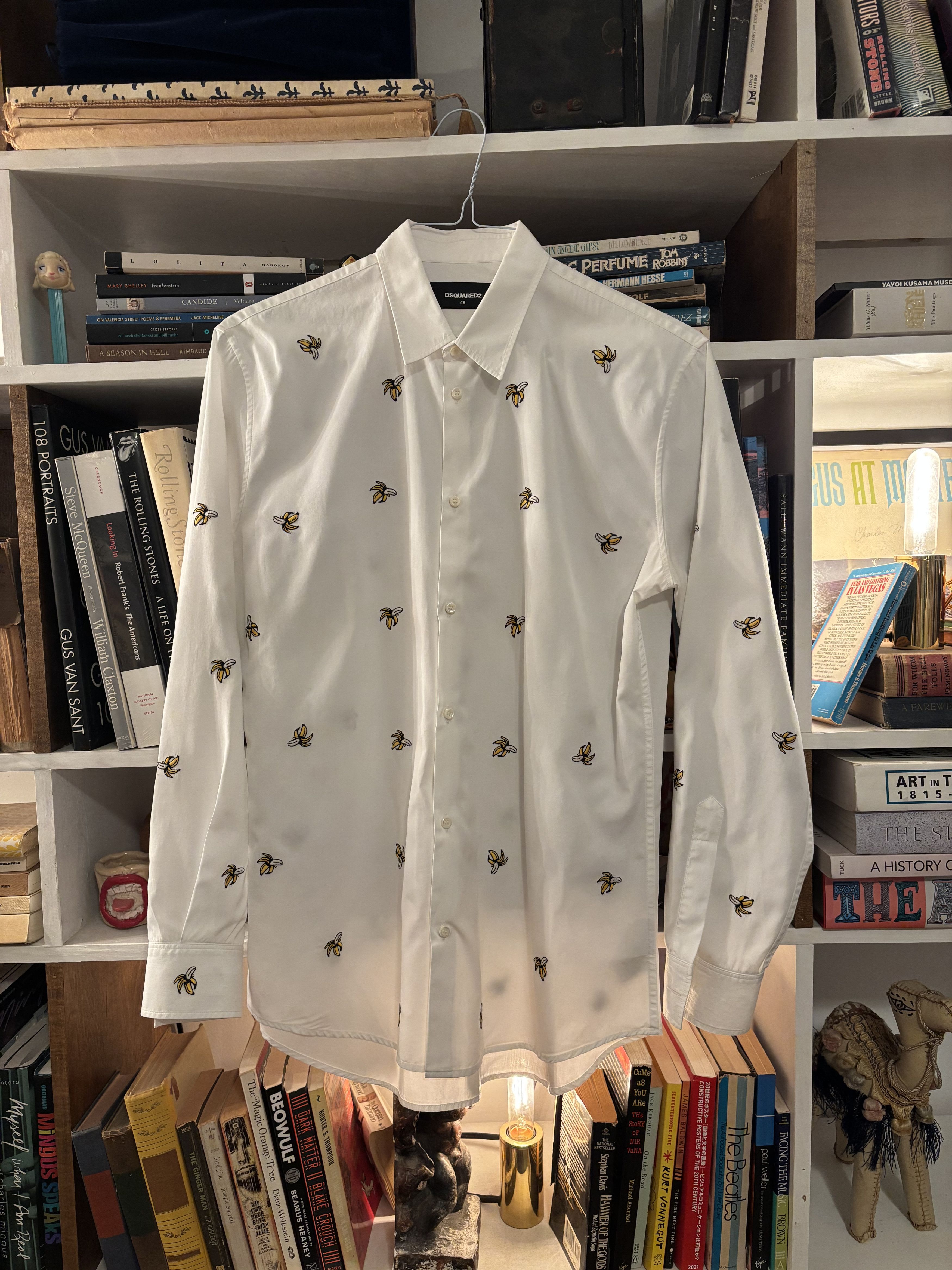 Dsquared2 Dsquared2 Banana Embroidered Button Up Size US M / EU 48-50 / 2 - 1 Thumbnail
