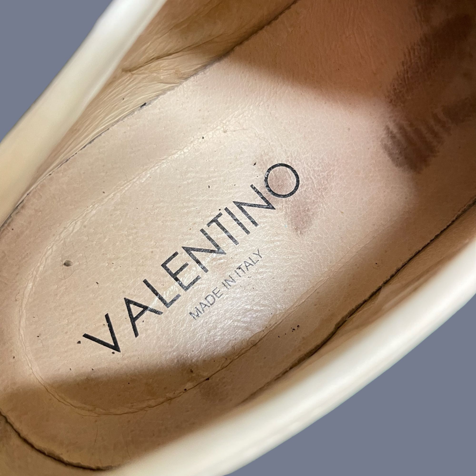 Valentino Valentino Womens Leather Low-Top Sneakers White Size 9 Made Size US 9 / IT 39 - 7 Thumbnail