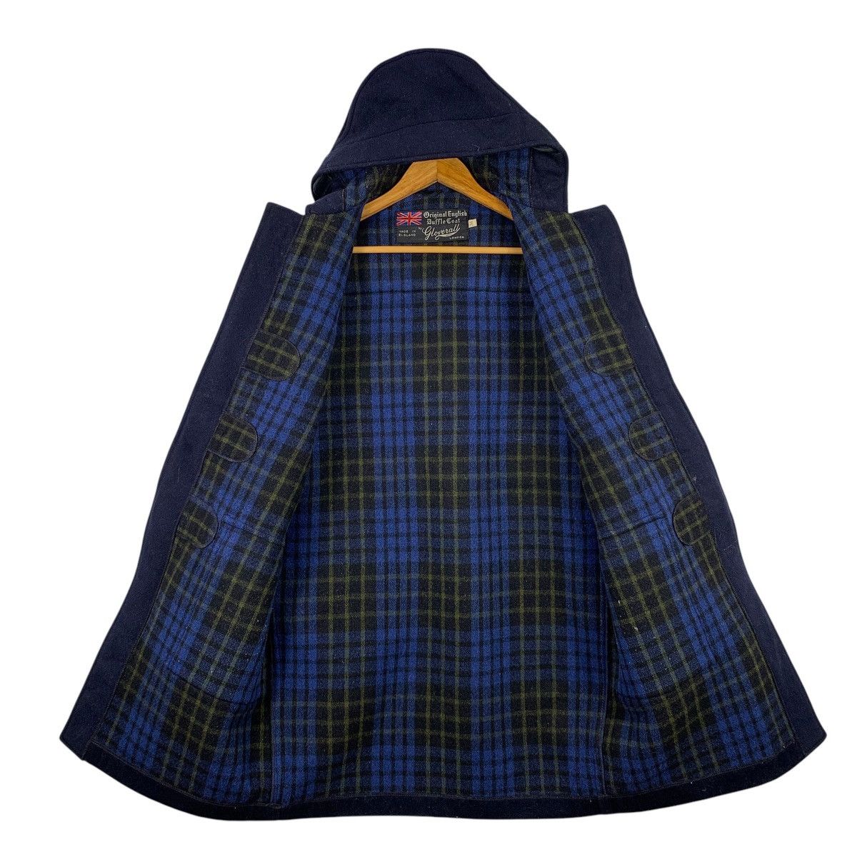 Gloverall × Vintage Vintage GLOVERALL London Made In England Toggle Coat Jacket Size US L / EU 52-54 / 3 - 3 Thumbnail
