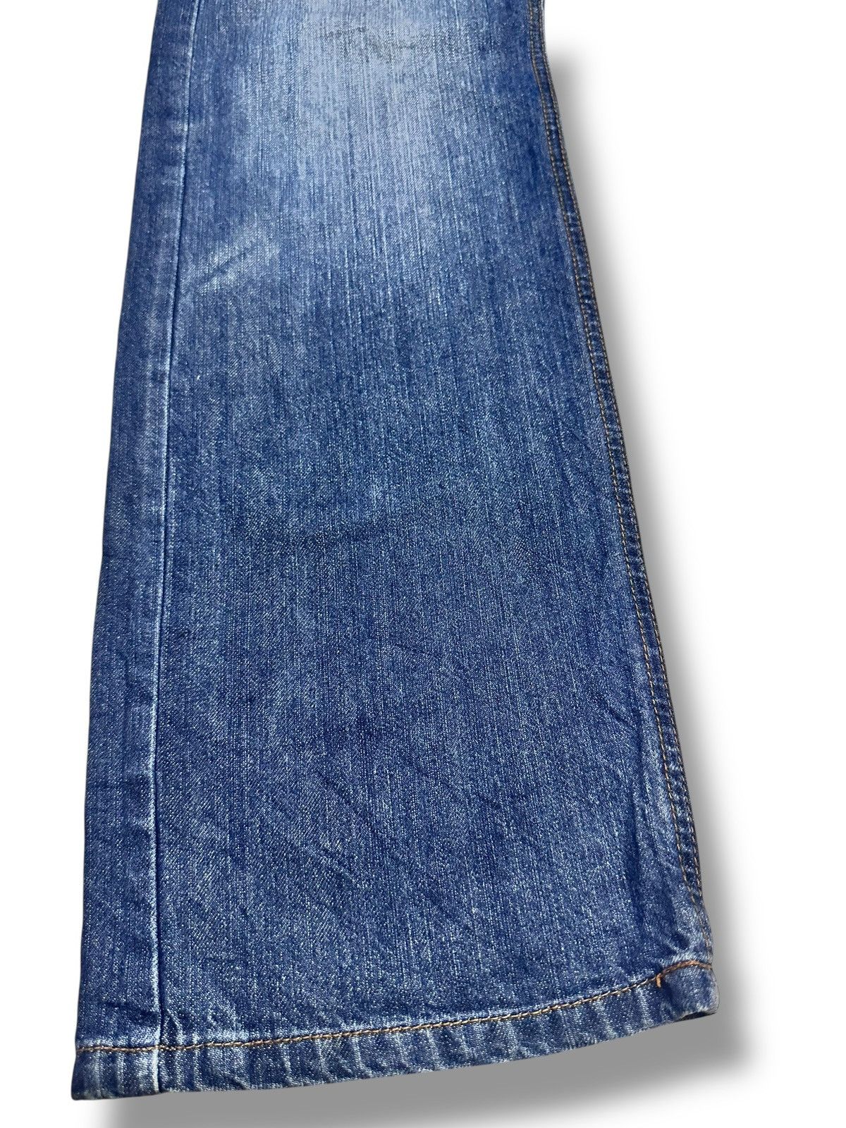 Japanese Brand × Le Grande Bleu (L.G.B.) Kissmark Distressed Jeans With Wideleg and Faded Wash Size US 32 / EU 48 - 11 Thumbnail