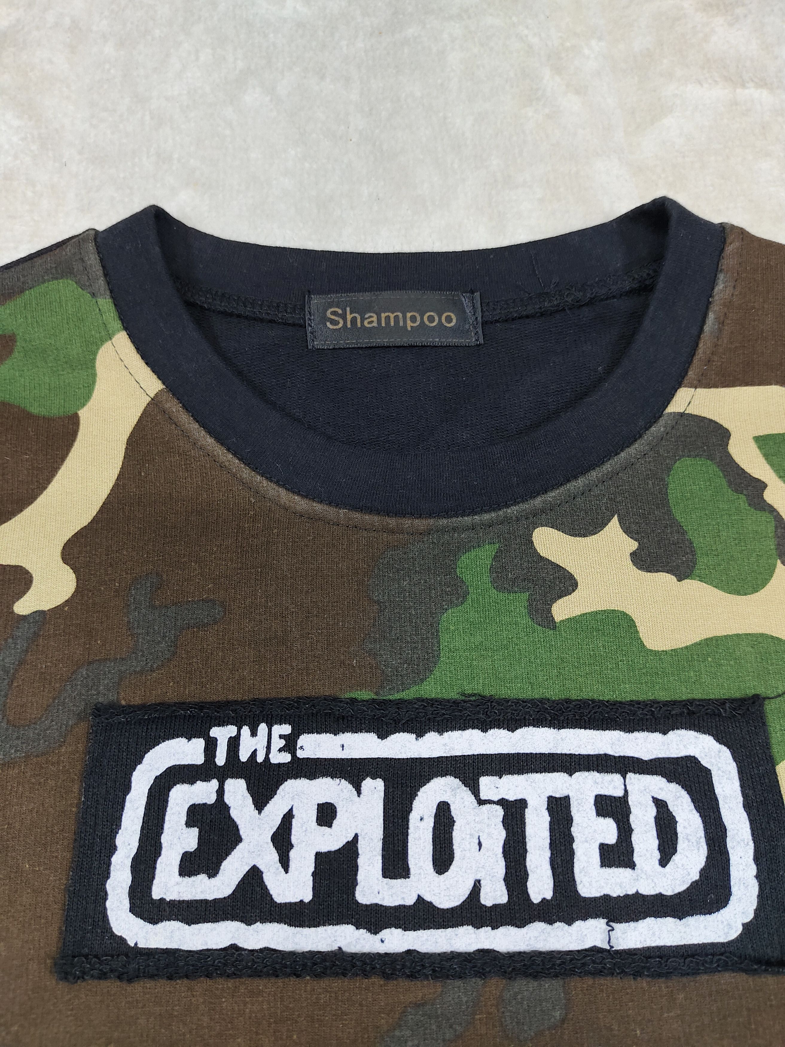 Japanese Brand Shampoo The Exploited Punk Pacth Studded Camouflage Size US M / EU 48-50 / 2 - 6 Thumbnail