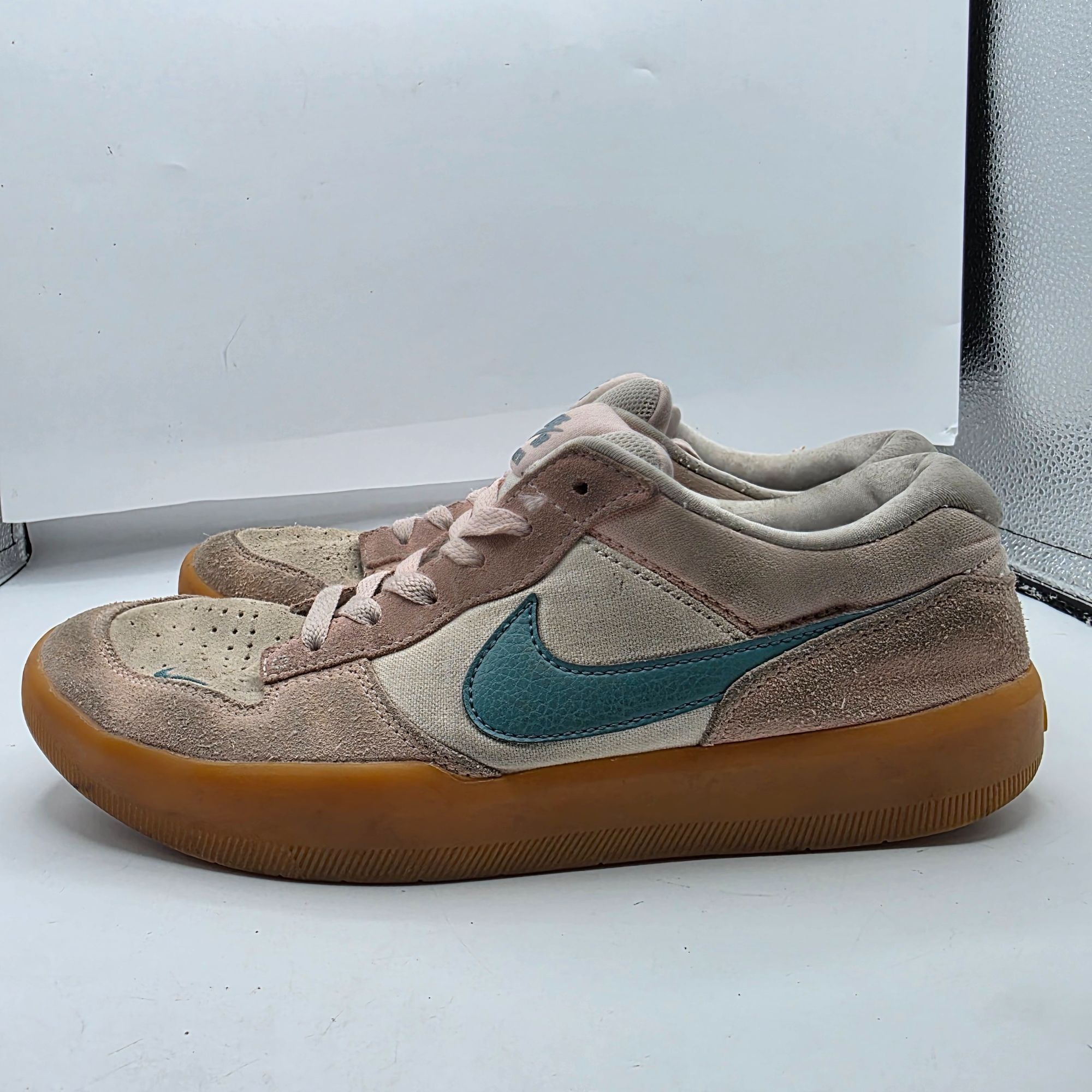 Nike Nike SB Force 58 Pink Bloom Teal Gum Mens Size 8.5 Skateboar Size US 8.5 / EU 41-42 - 14 Thumbnail