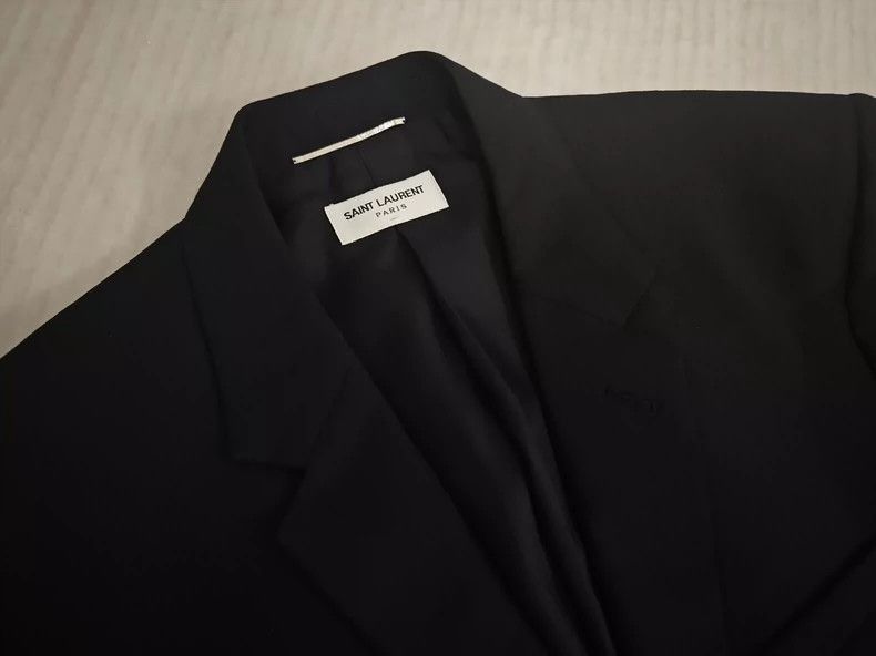 Saint Laurent Paris Saint Laurent Wool Single-breasted Jacket-2506 Size US XXL / EU 58 / 5 - 4 Thumbnail