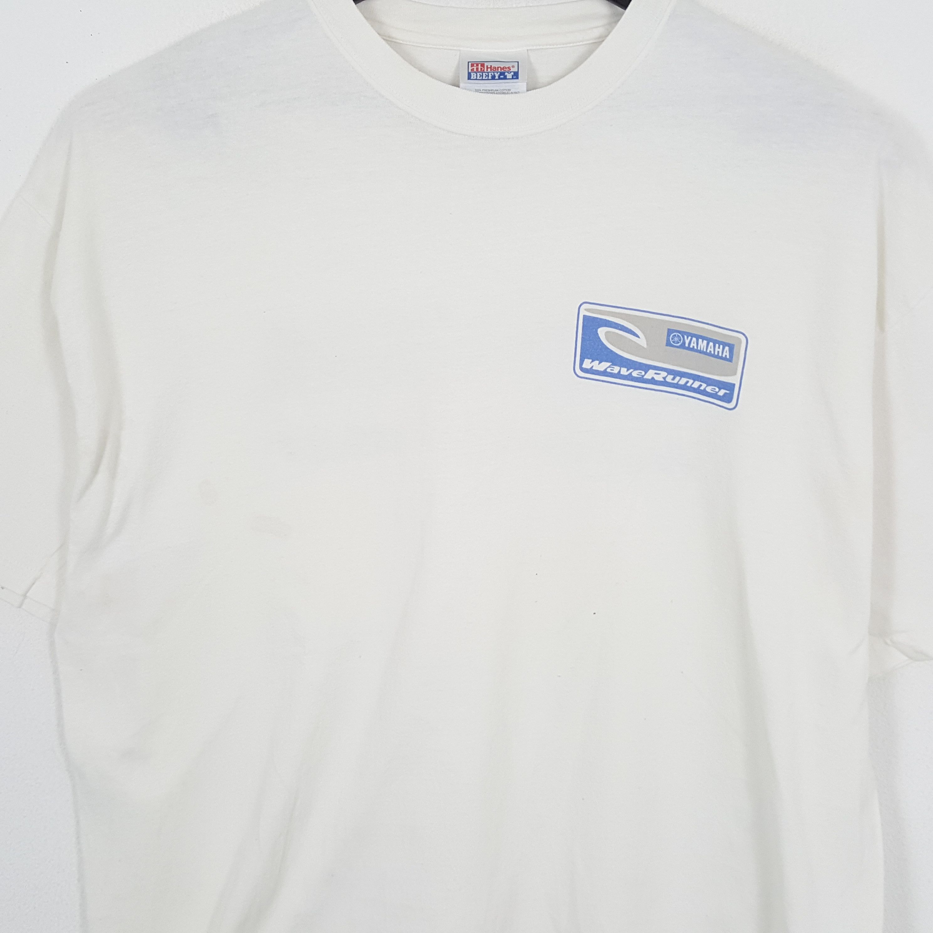 Vintage × Yamaha YAMAHA Japanese Motorcycle Brand Vintage Tshirt Size US XL / EU 56 / 4 - 4 Thumbnail