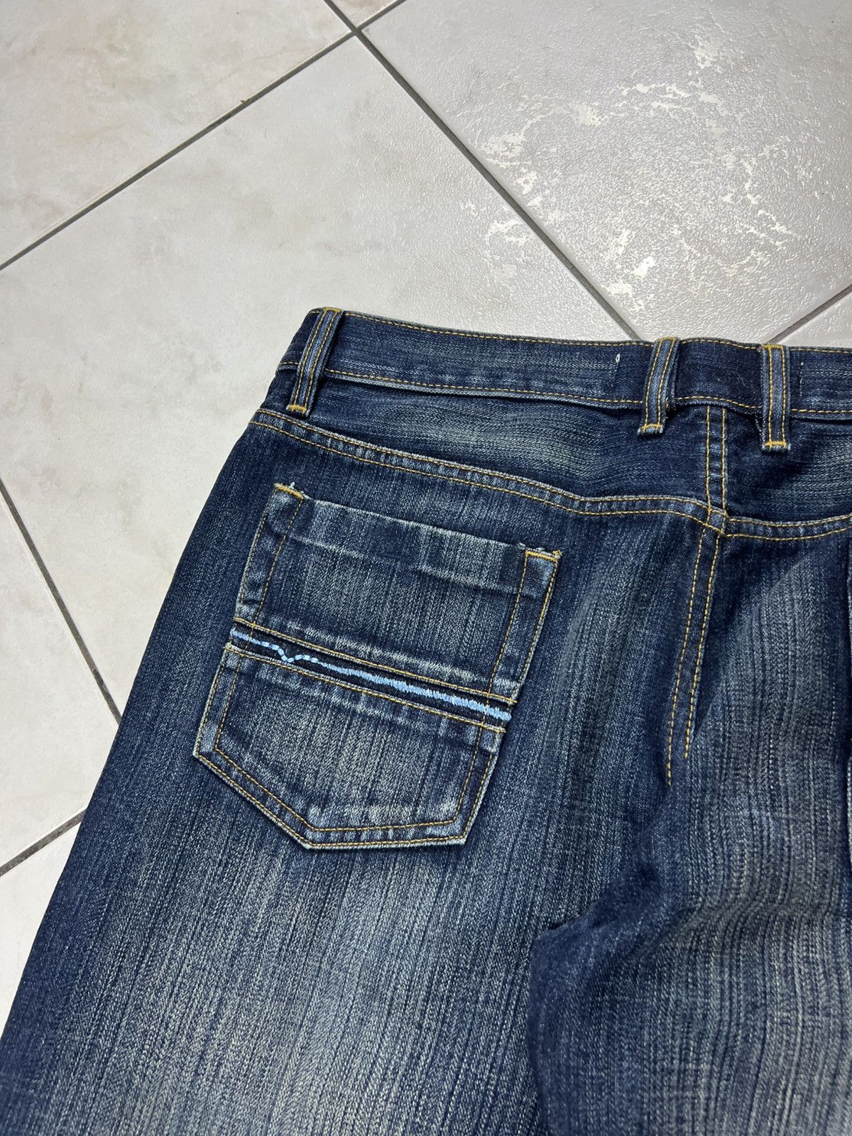 Diesel Vintage Diesel Roody raw navy distressed denim y2k jeans Size US 38 / EU 54 - 16 Thumbnail