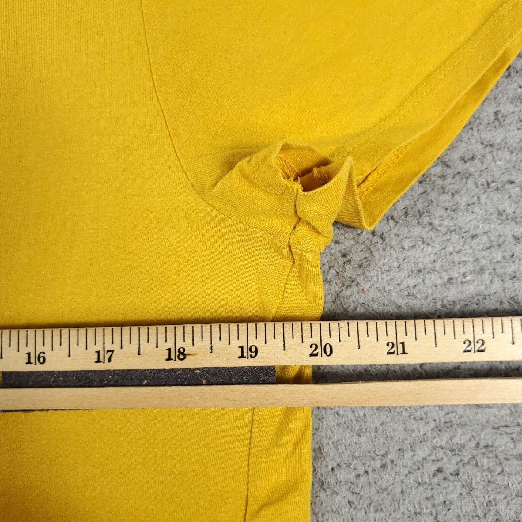 Tommy Hilfiger Tommy Hilfiger Women's T-Shirt Medium Yellow Casual Short Sleeve Crew Neck Logo Size M / US 6-8 / IT 42-44 - 7 Thumbnail