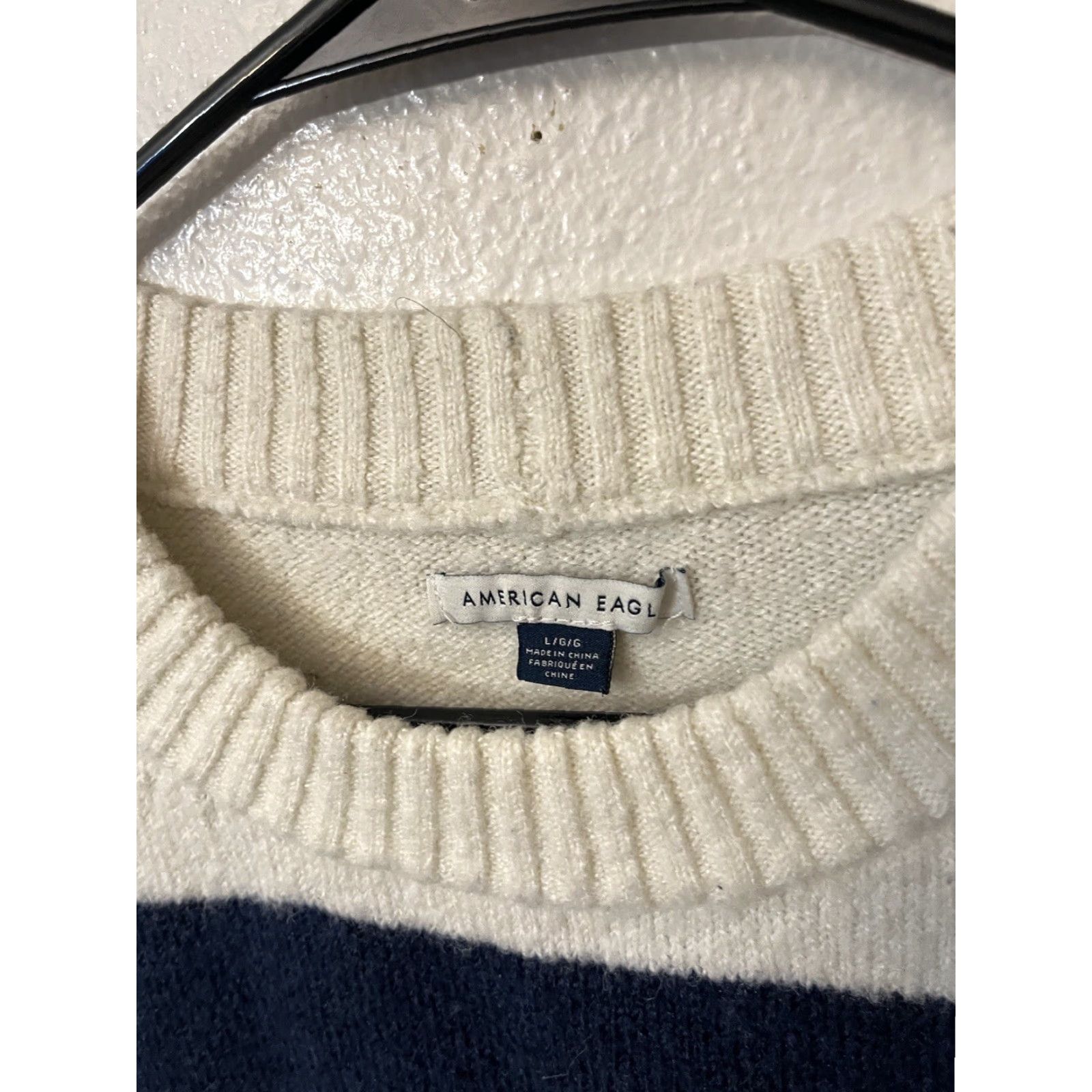 American Eagle Outfitters VINTAGE American Eagle Crew Neck Sweater Women’s Large Blue Pullover Acrylic Blend Casual Womens Size L / US 10 / IT 46 - 3 Thumbnail