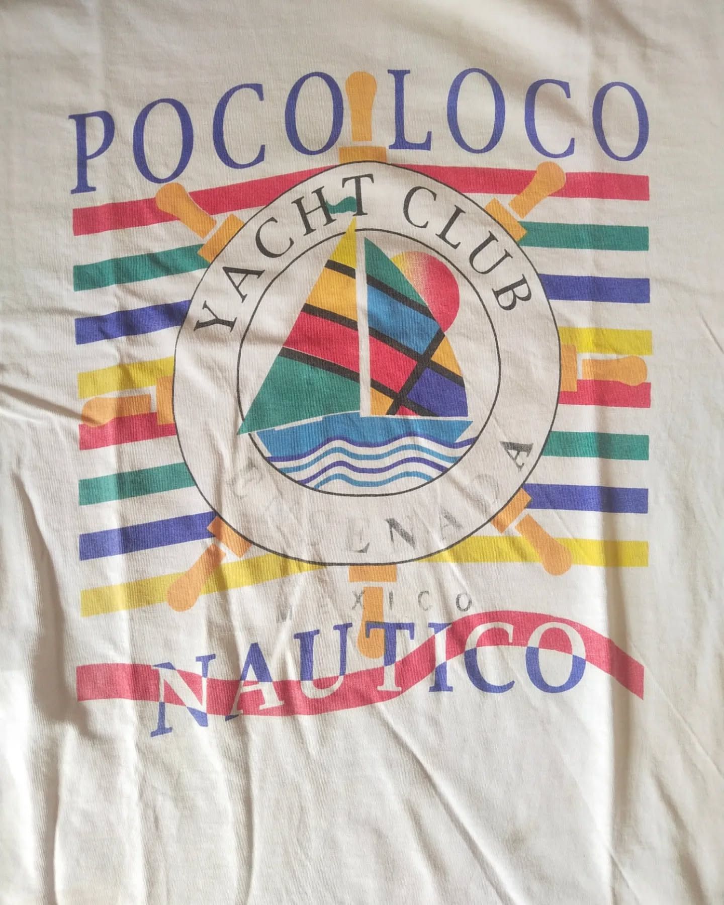 Vintage Vintage Poco Loco Nautico Yacht Club Tees Size US L / EU 52-54 / 3 - 3 Thumbnail