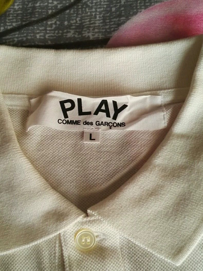 Comme des Garcons Comme Des Garcons White red heart T-shirt Size US L / EU 52-54 / 3 - 3 Thumbnail