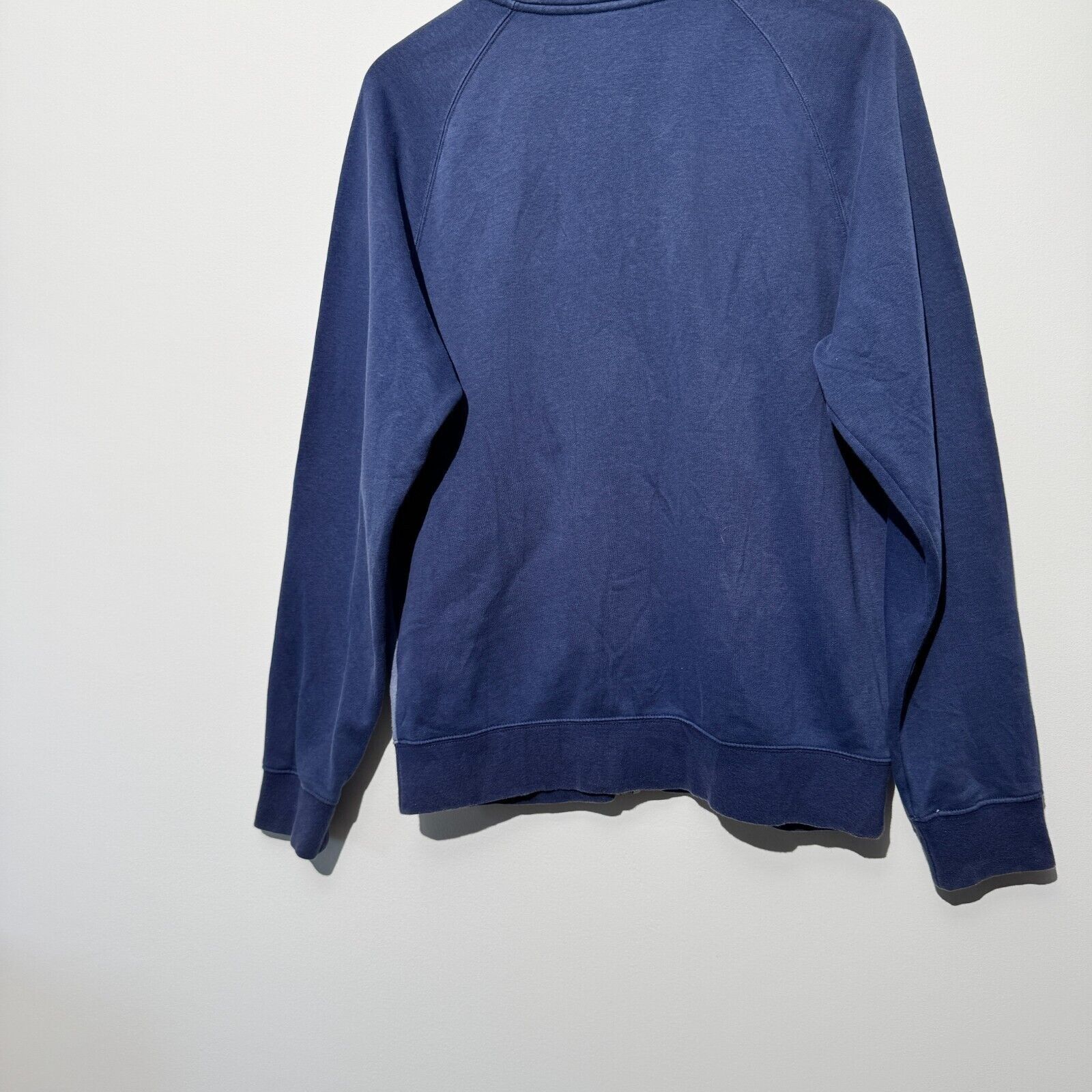 Nike × Vintage Vintage Nike Unisex Navy Blue Cotton Zip Sweatshirt Size S Size US S / EU 44-46 / 1 - 13 Thumbnail