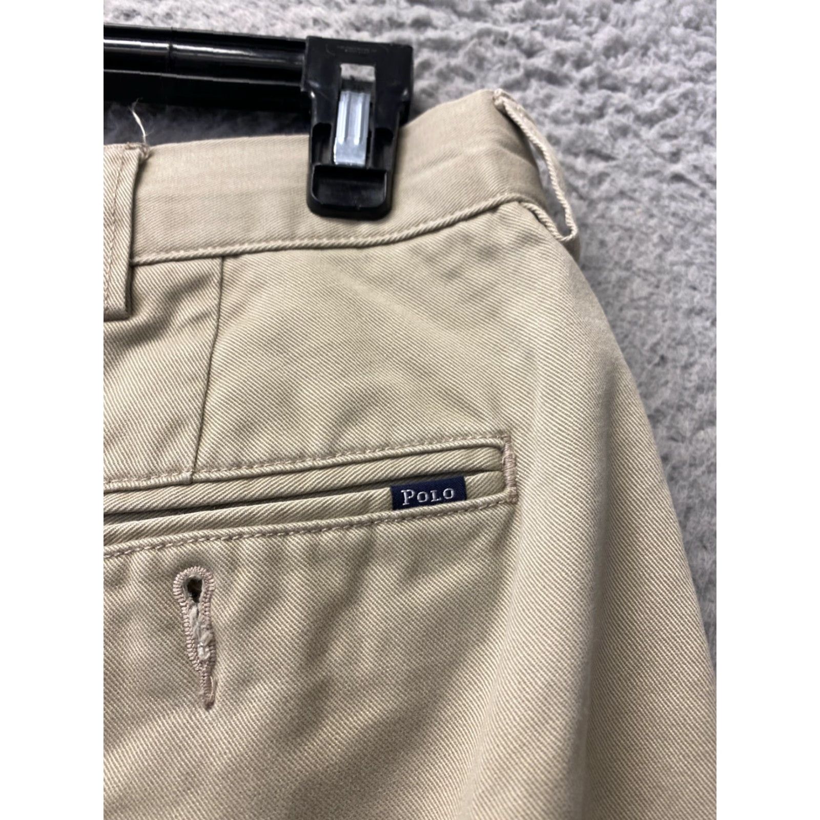 Polo Ralph Lauren POLO RALPH LAUREN Chino Pants 34x30 Tan Solid Classic Fit Mens Size US 34 / EU 50 - 7 Thumbnail