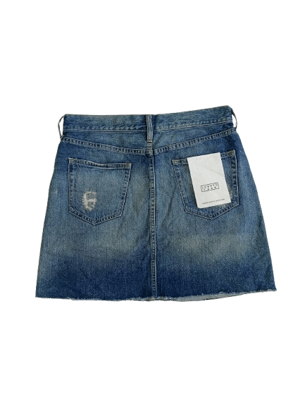 LOWRYS FARM Lowrys Farm Denim Skirt Patchwork Style Japanese Brand Size 30" / US 8 / IT 44 - 2 Thumbnail