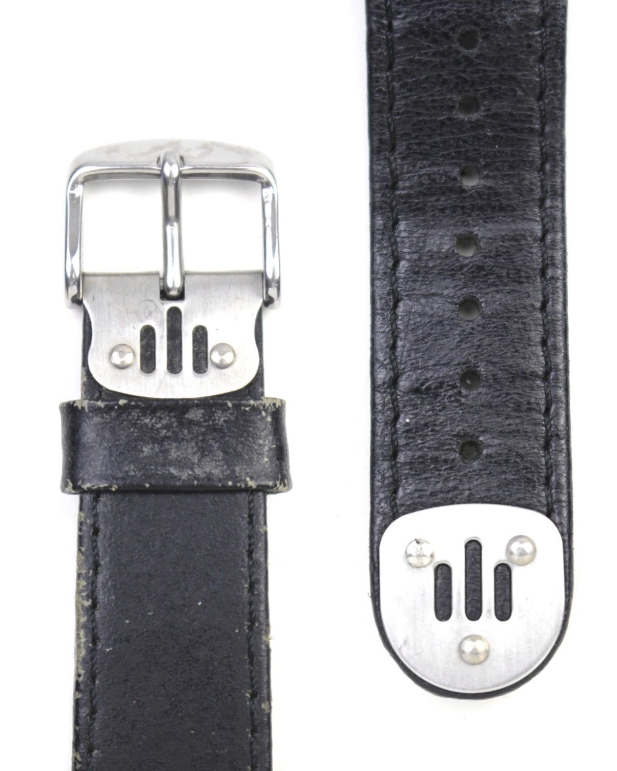 If Six Was Nine 2000S JAPANSE MADE INDUSTRIAL STEEL ROUND QUARTZ WATCH Size ONE SIZE - 5 Thumbnail