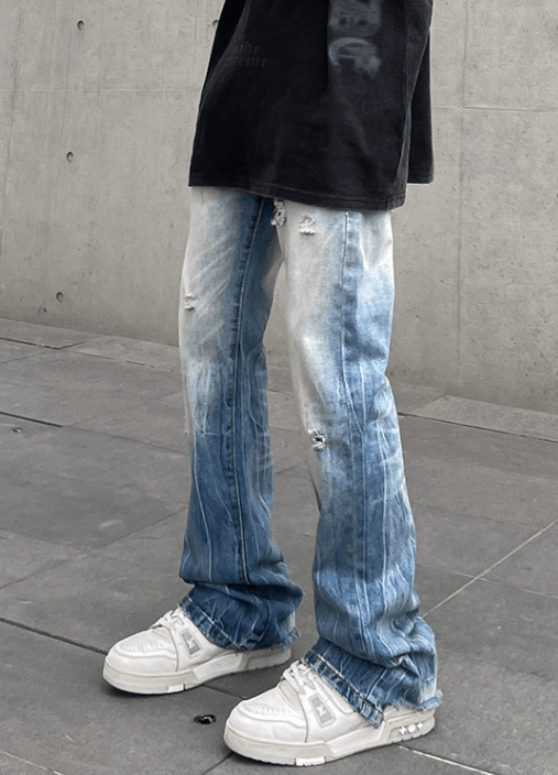 Jean × Vintage High Street Vintage Style Distress Jeans Size US 29 - 2 Thumbnail