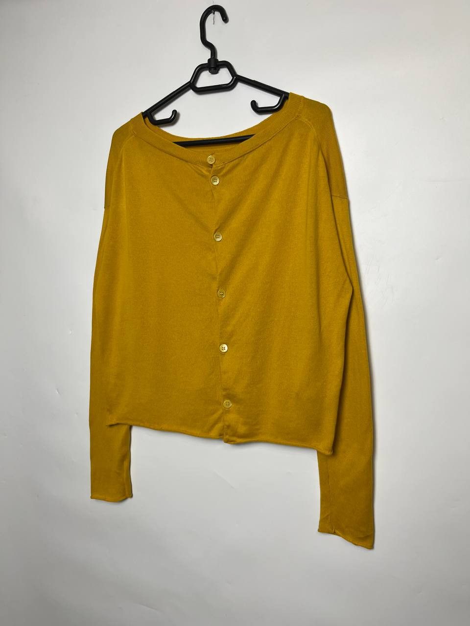 Miu Miu Miu Miu Asymmetrical Button-Up Cropped Knit Sweater IT 44 Size L / US 10 / IT 46 - 2 Thumbnail
