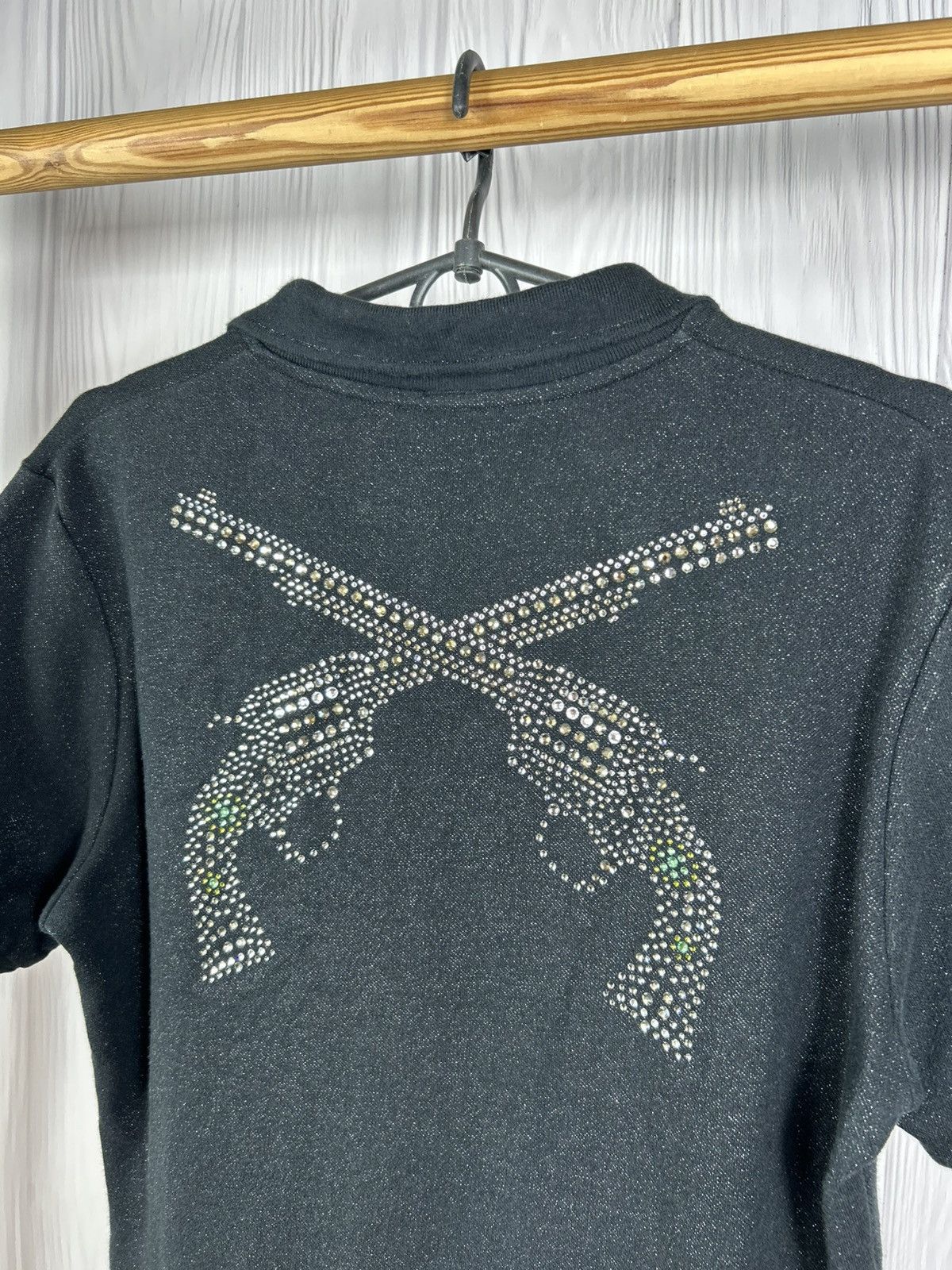 roarguns Roarguns Japan Cross Guns Swarovski Polo Shirt Size 3 Size US M / EU 48-50 / 2 - 3 Thumbnail