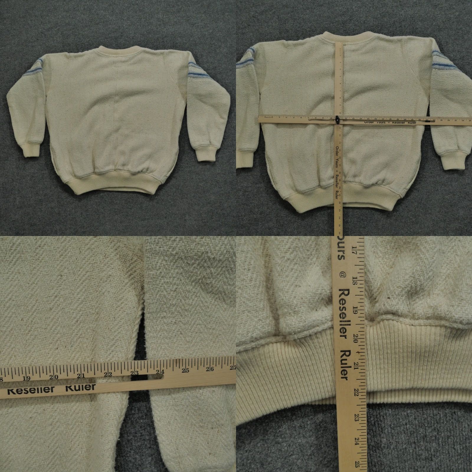 Vintage VINTAGE Big G Imports Sweatshirt Adult XL Tan Blue Hippie Drug Rug Mexico Sweatshirt Size US XL / EU 56 / 4 - 8 Thumbnail