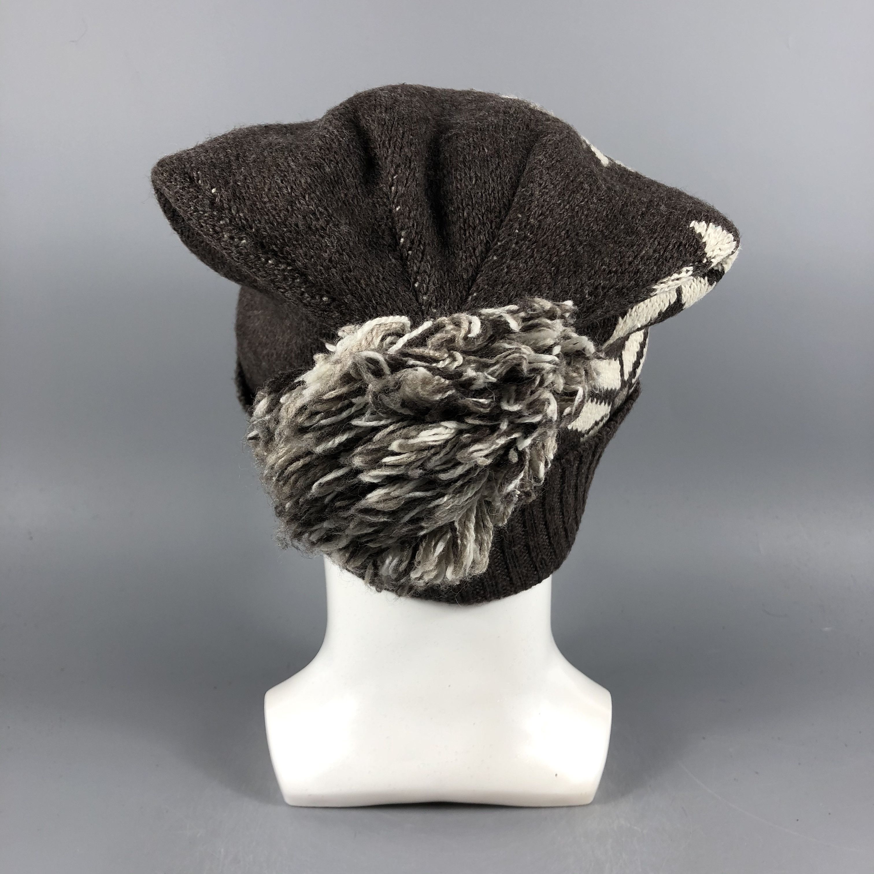 Puma × Vintage Puma Bobble Beanie Snow Hat Snow Cap -D1053 Size ONE SIZE - 3 Thumbnail