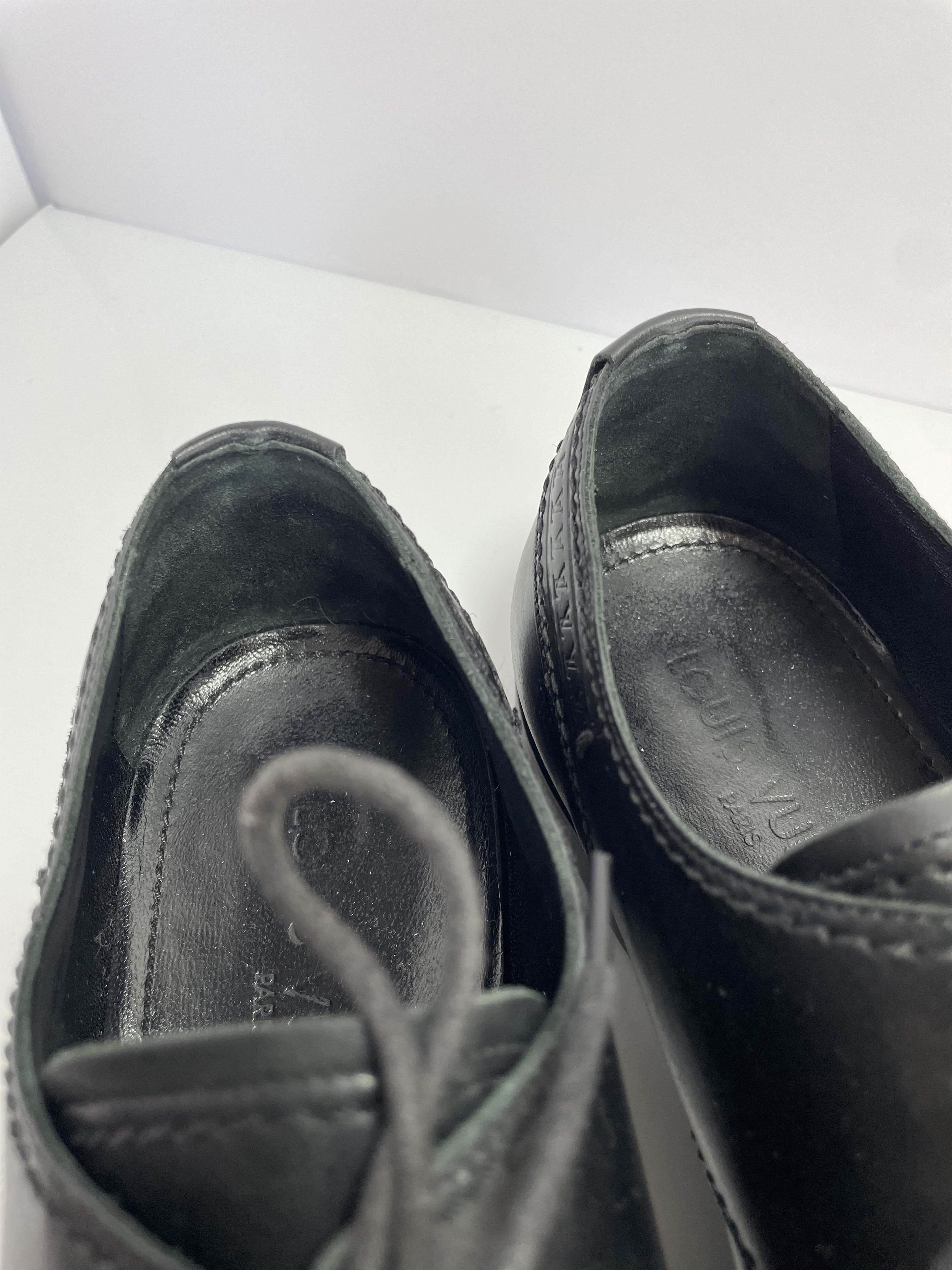 Louis Vuitton Louis Vuitton Men's Oxford Leather Shoes Size US 8.5 / EU 41-42 - 7 Thumbnail