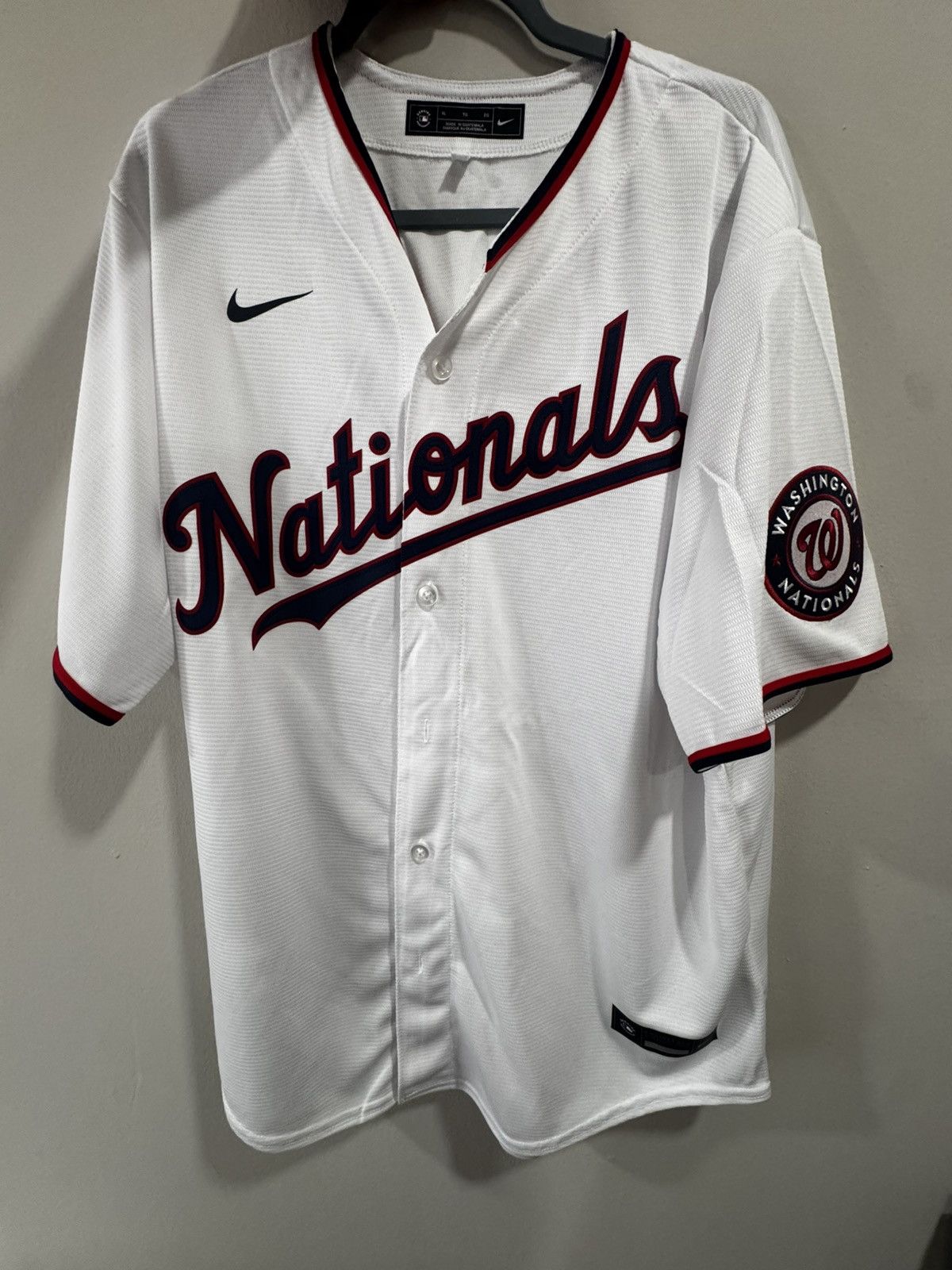 Nike NIKE NATIONALS MLB JERSEY Size US XL / EU 56 / 4 - 2 Thumbnail