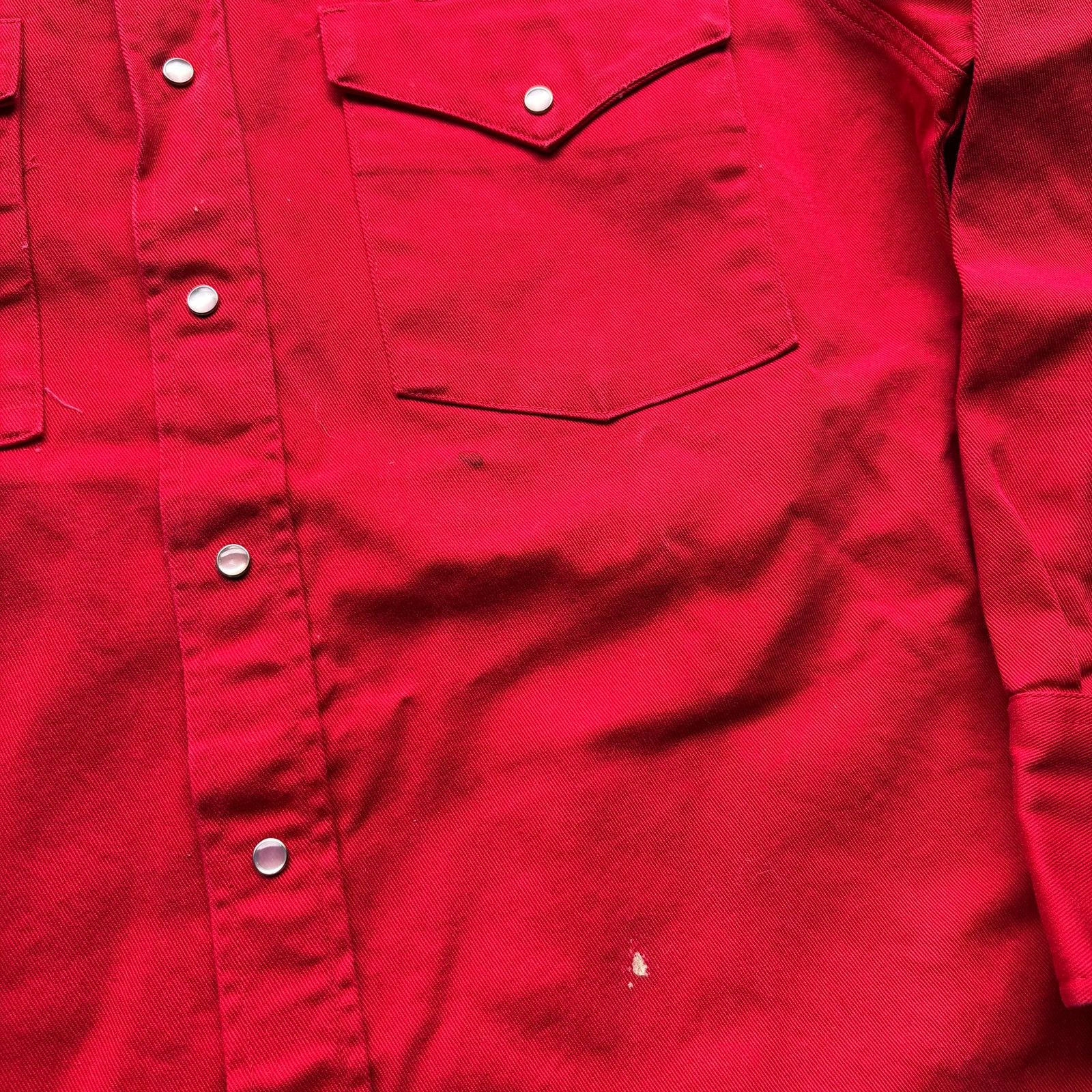 Carhartt Very Rare Vintage 80s Carhartt Pearl Snap Western Shirt Size US L / EU 52-54 / 3 - 3 Thumbnail