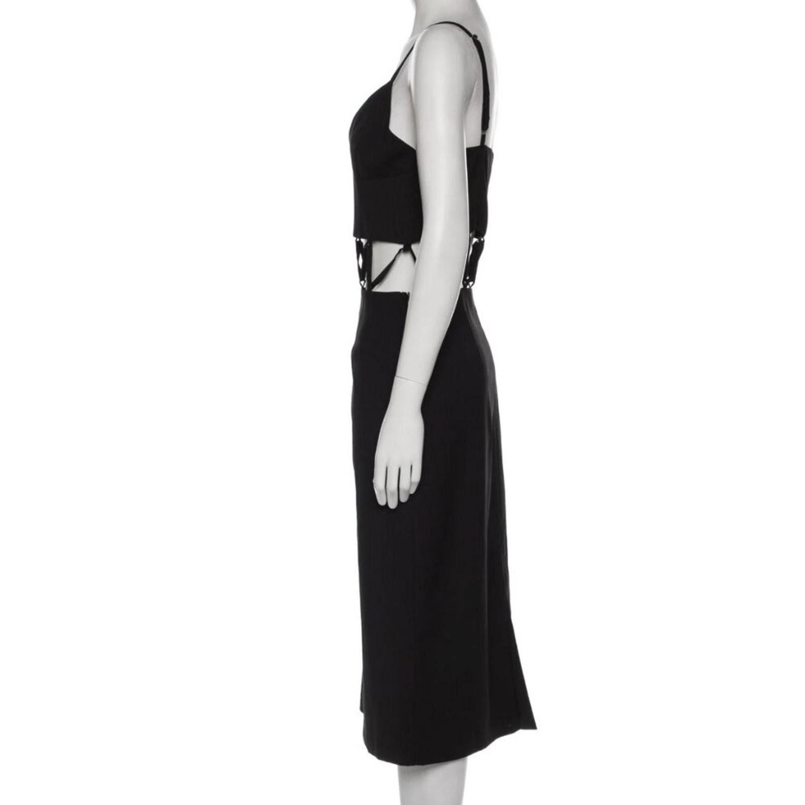 Paloma Wool Paloma Wool Cut Out Pin Stripe Axel Three in One Midi Dress Size XS / US 0-2 / IT 36-38 - 11 Thumbnail
