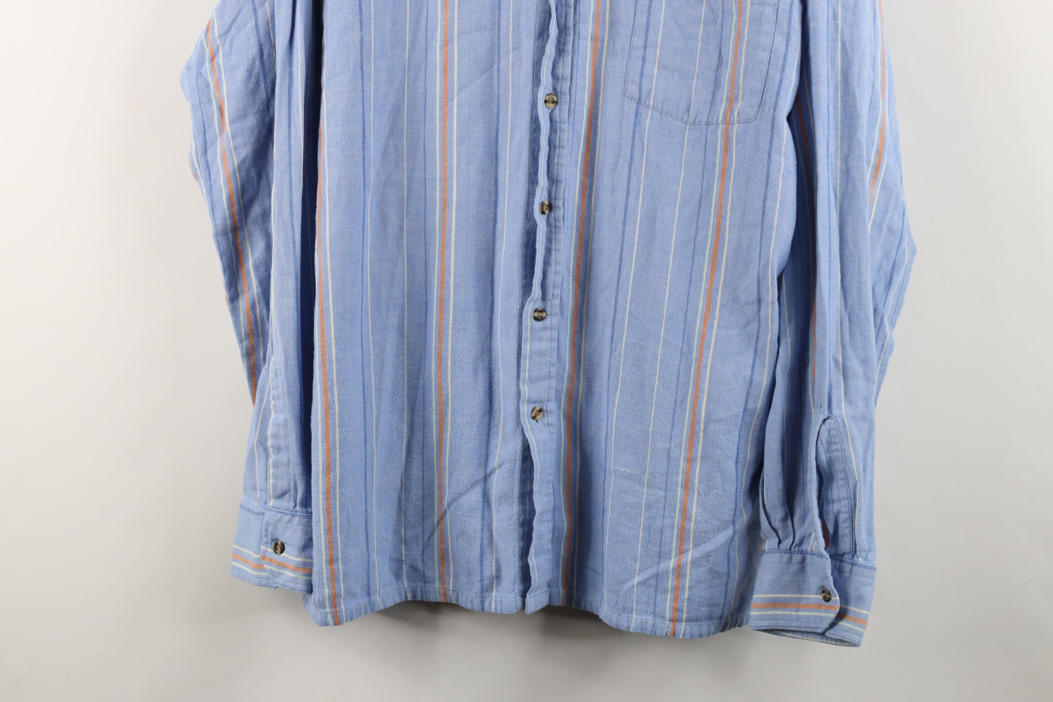 Vintage Vintage 90s Streetwear Collared Flannel Button Down Shirt Size US L / EU 52-54 / 3 - 3 Thumbnail