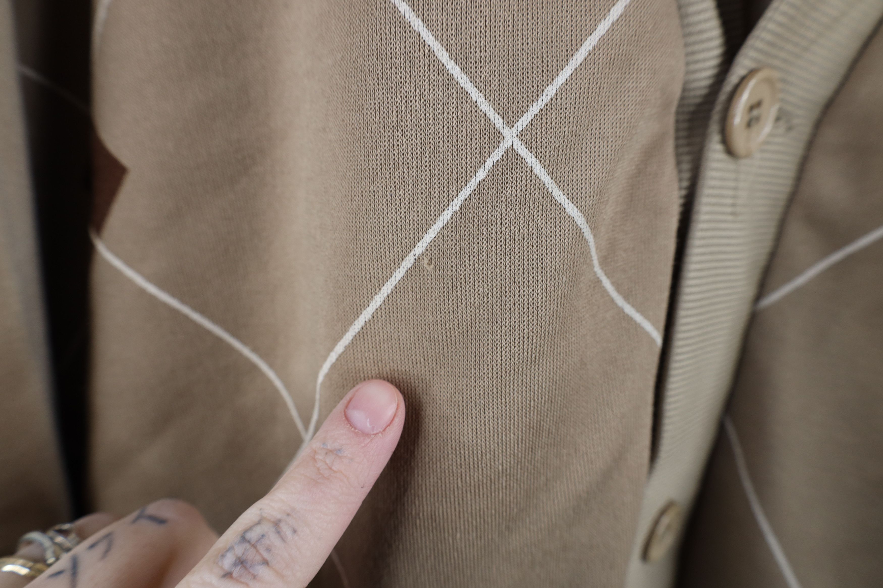 Vintage Vintage 90s Streetwear Button Cardigan Sweatshirt Brown Size US XL / EU 56 / 4 - 4 Thumbnail