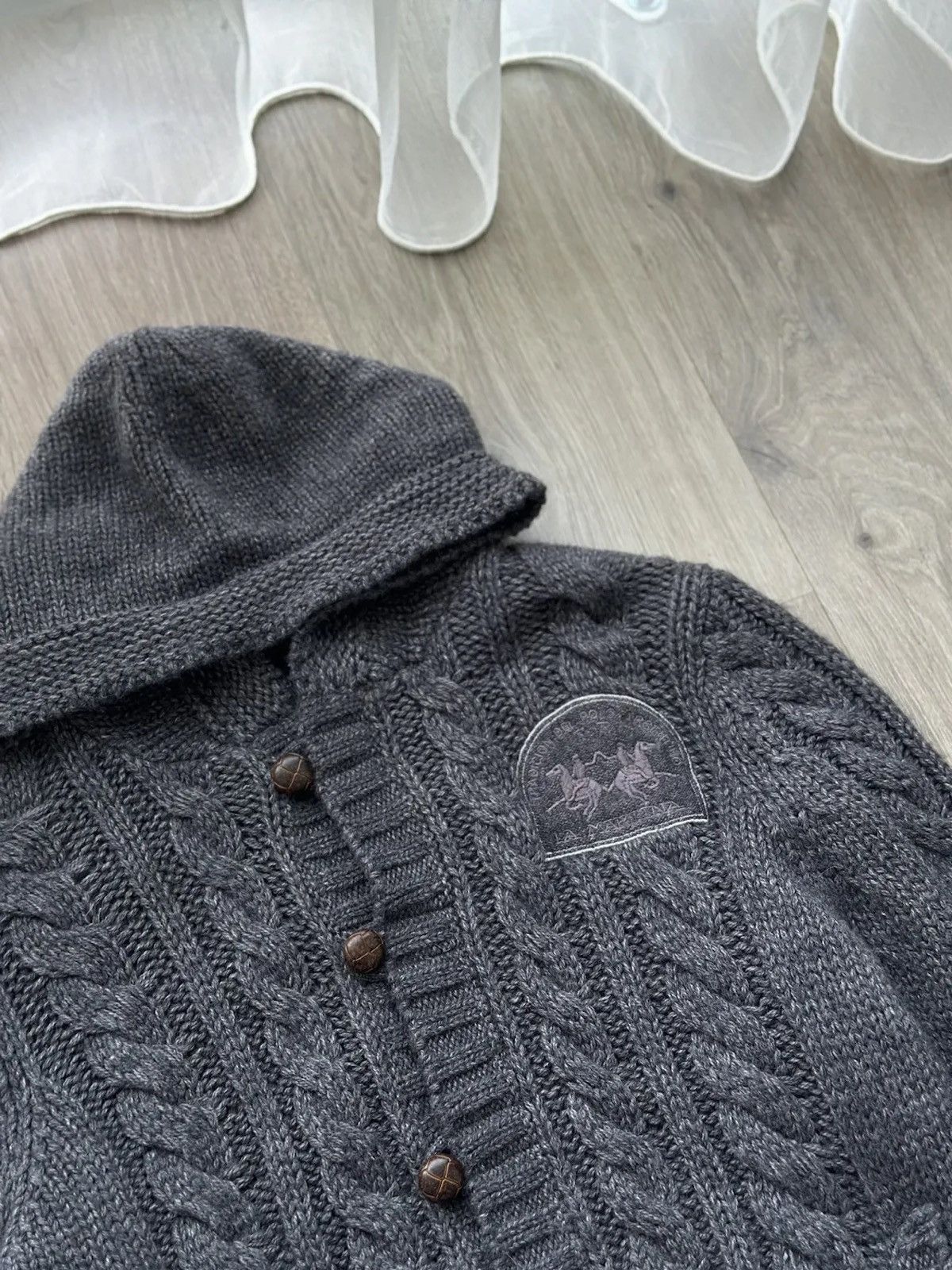 Vintage PRL La Martina Sweater Grey Polo Ralph Lauren