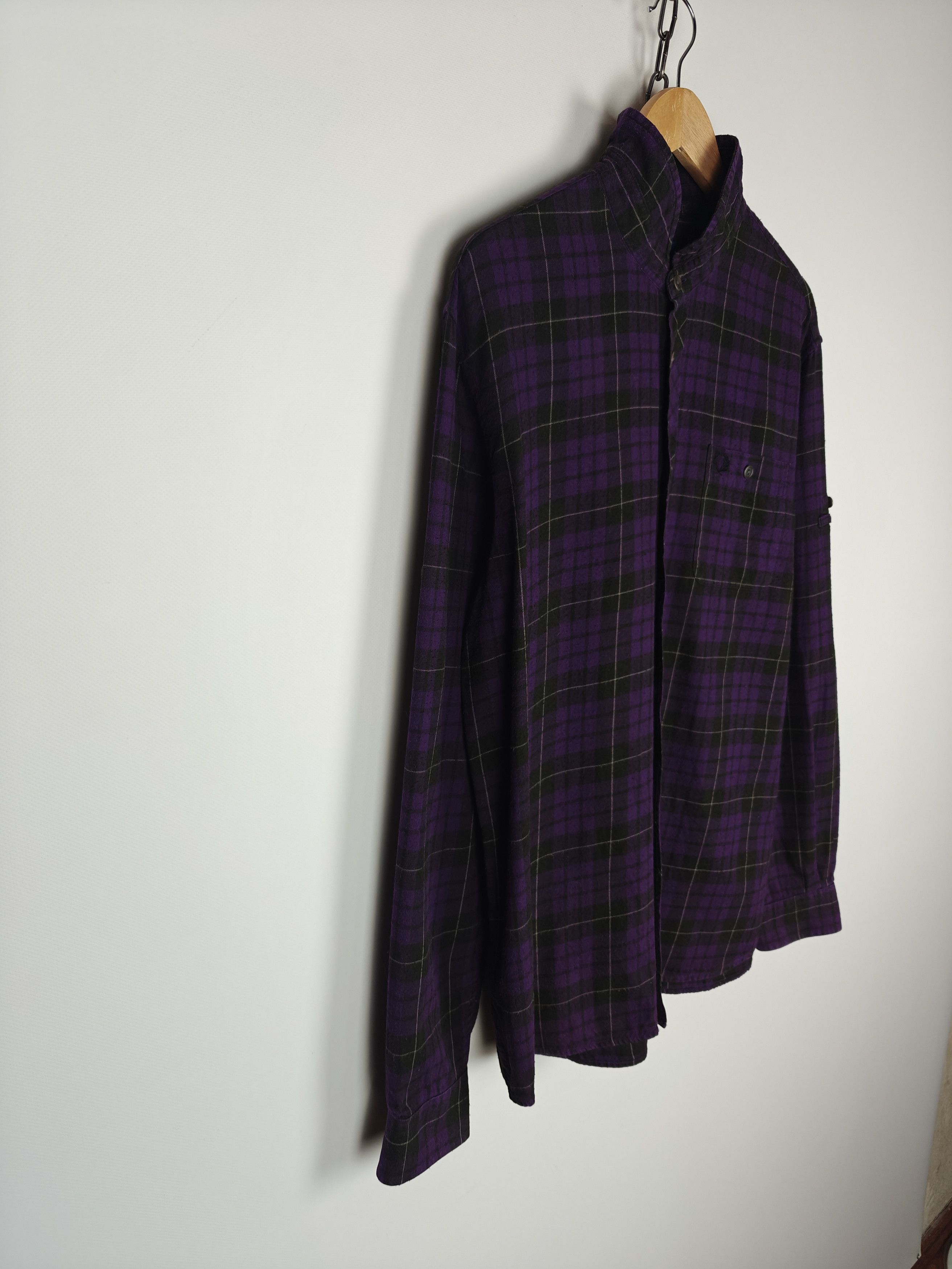 Fred Perry Fred Perry Shirt Cotton Check Purple size L Size US L / EU 52-54 / 3 - 5 Thumbnail