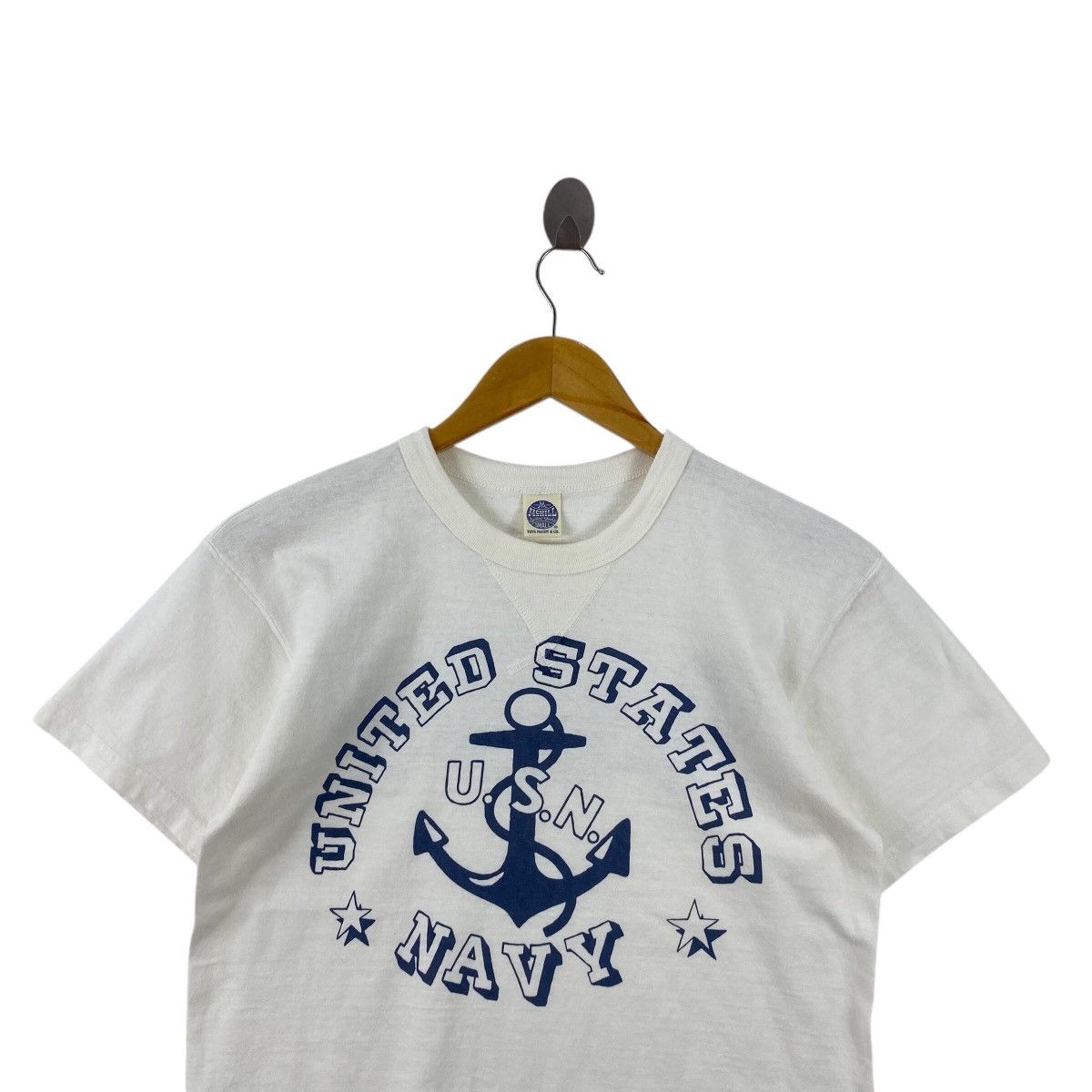 TOYS McCOY × The Real McCoy's Pick!! Vtg USN TOYS McCOY Top Tee Tshirt Size US S / EU 44-46 / 1 - 5 Thumbnail
