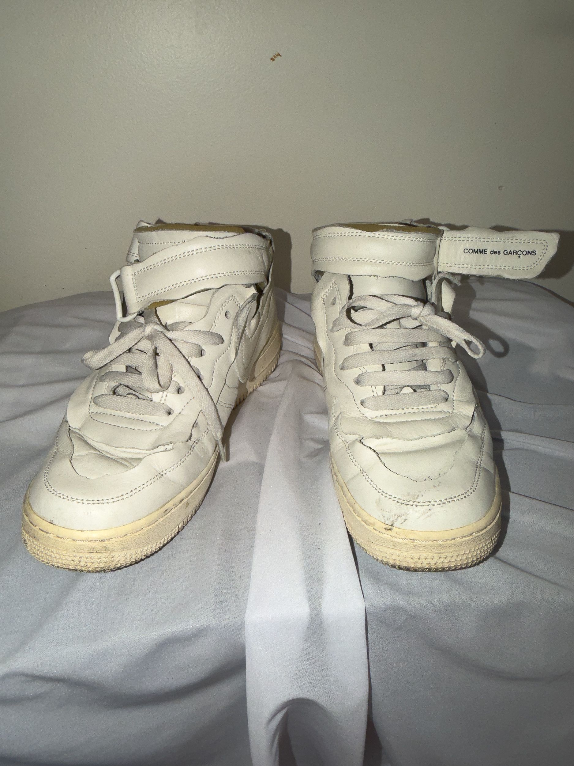 Comme des Garcons × Nike Comme des Garcons Nike Air Force 1 Mid Size US 7.5 / EU 40-41 - 1 Thumbnail