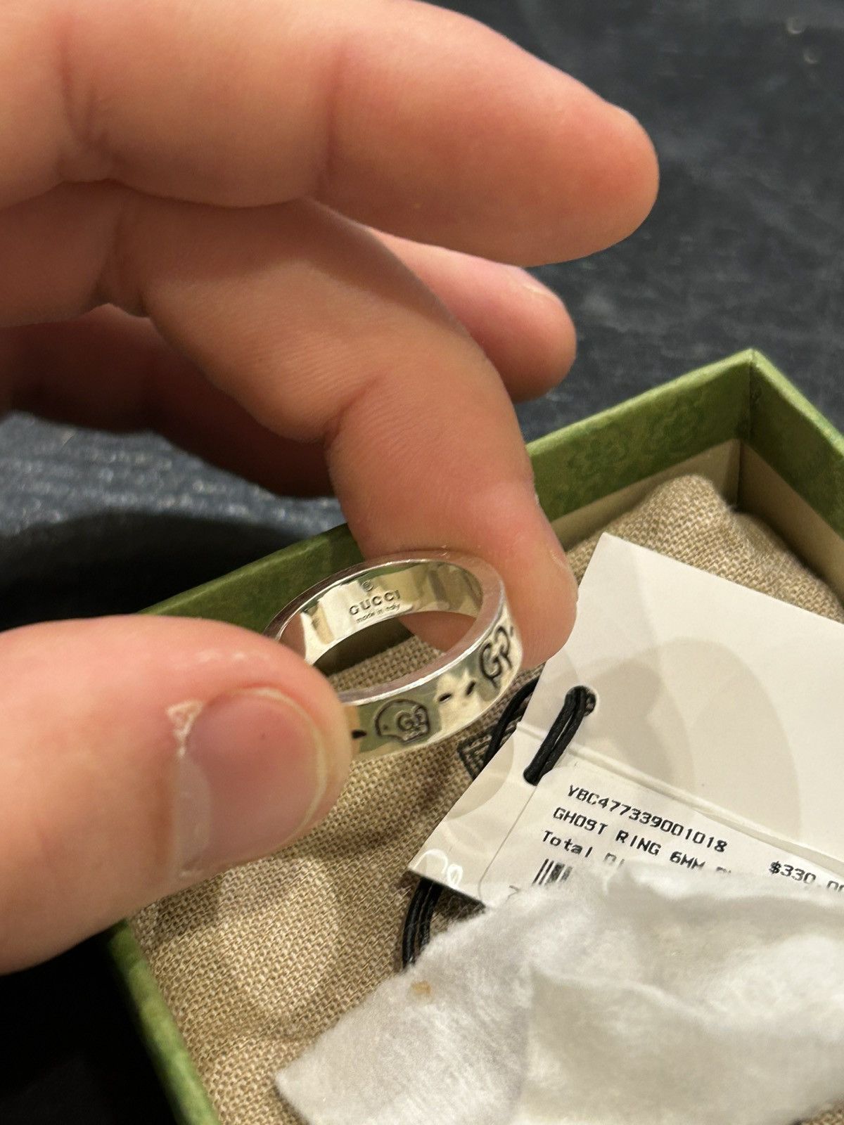 Gucci Gucci GG Skull Ring Size ONE SIZE - 2 Thumbnail