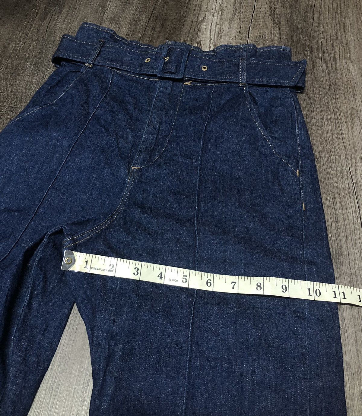 Designer × Japanese Brand Japanese Brand Feroux Onward Kashiyama Co Jeans With Belt Size 28" / US 6 / IT 42 - 4 Thumbnail