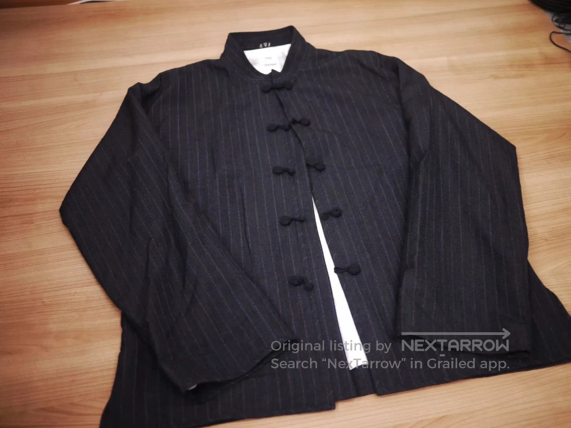 Visvim VISVIM DHARIA SHIRT PINSTRIPE BLACK. Size US L / EU 52-54 / 3 - 2 Thumbnail
