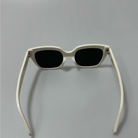 Celine Celine Monochroms 03 56MM Square Sunglasses White Size ONE SIZE - 4 Thumbnail