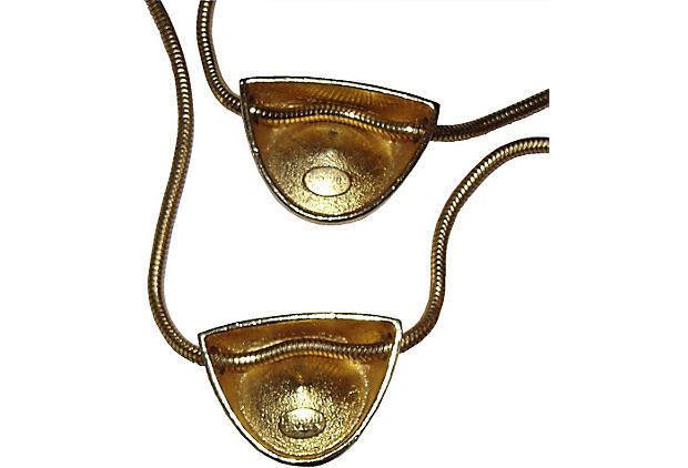Lanvin Lanvin Double Headlight Pendant Necklace Size ONE SIZE - 6 Thumbnail